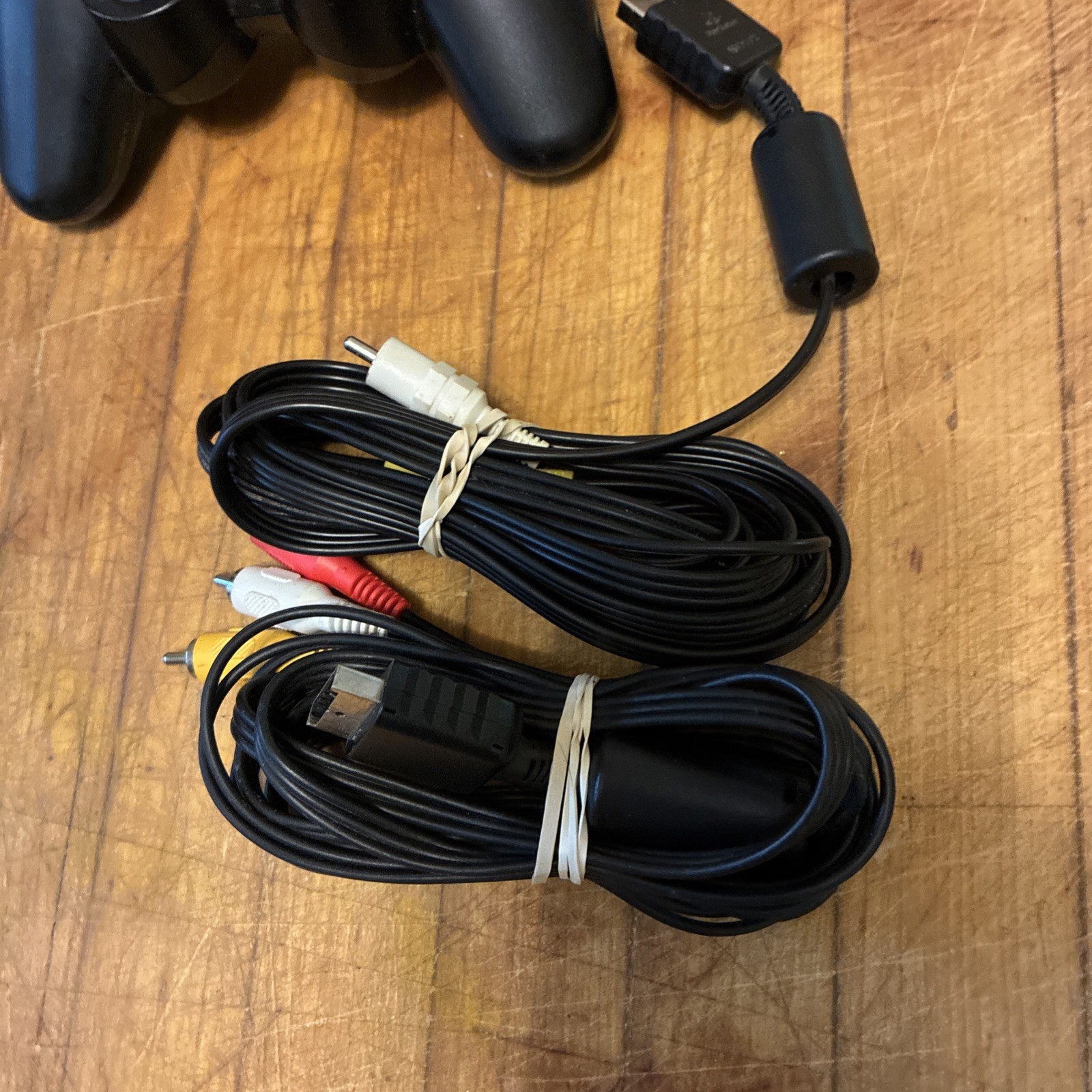 Sony PS2 Slim Silver And Black Lot Tested, Working 2 Controllers 1 Power Cord