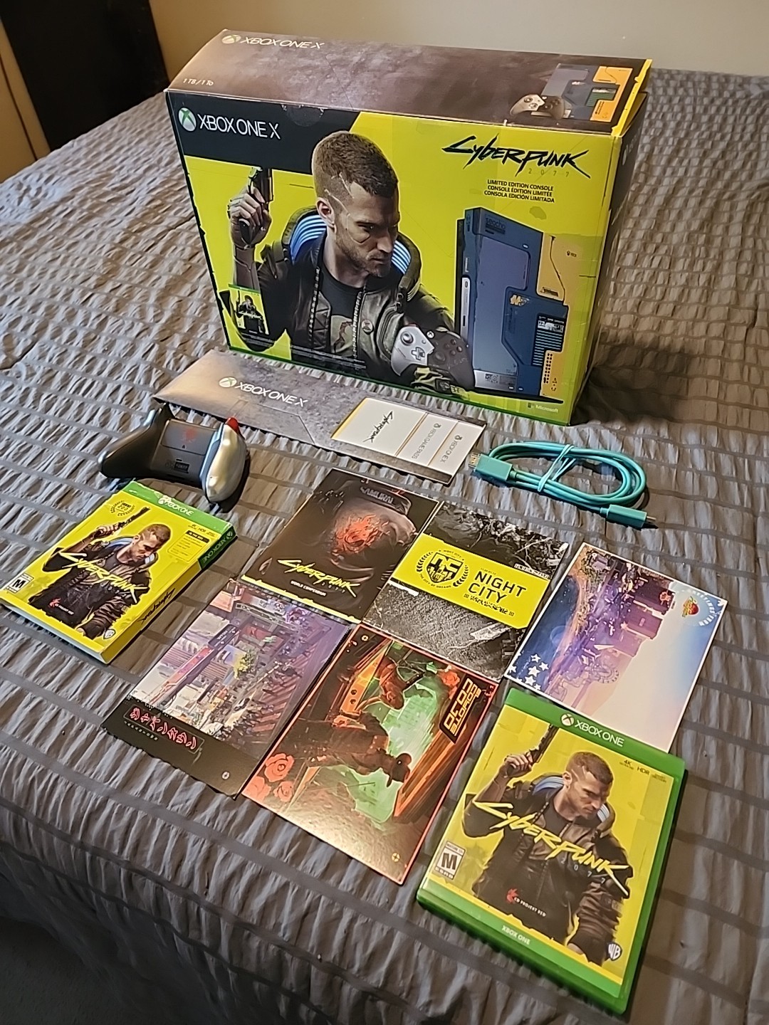 Microsoft Xbox One X Cyberpunk 2077 Limited Edition Console Bundle – 1TB
