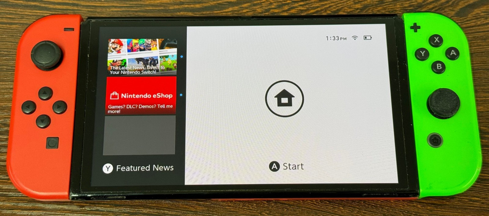 Nintendo Switch OLED – Red Model – Fair Used Cond – Chipped Plastic – Works READ