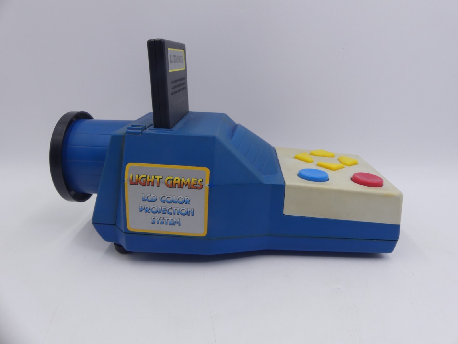 1988 PLAYTIME LIGHT GAMES PROJECTOR LCD SCREEN HANDHELD + GAME WORKING