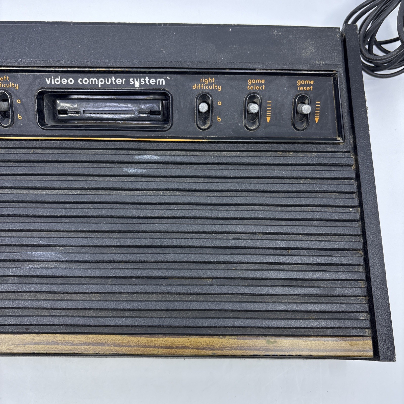 Atari CX2600 ‘Heavy Sixer’ Six Switch Console Sunnyvale CA Early F Series TESTED