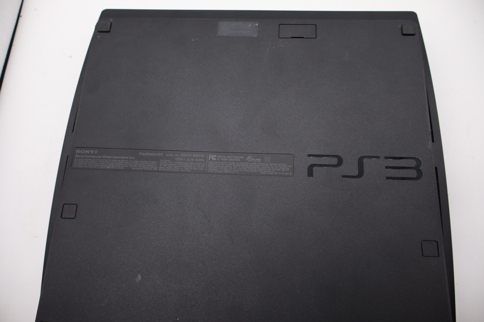 Sony PlayStation 3 PS3 Slim CECH-2001A Console Only Parts/ Repair Powers On Read