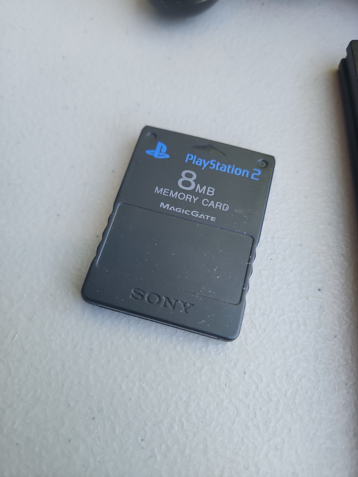Sony PS 2 Console + 8 MB Memory Card – Black Used Working Controller Remote