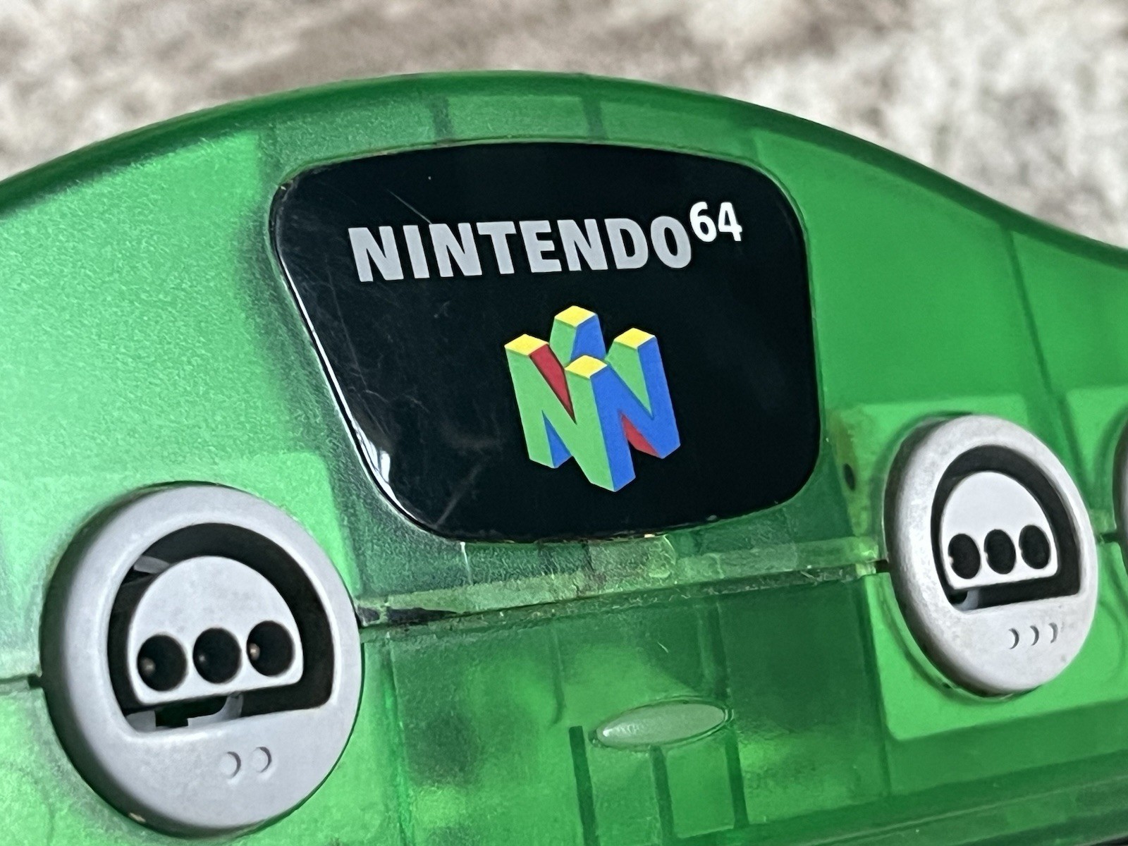 Nintendo 64 Funtastic Clear Jungle Green Console Only NUS-001 OEM Original