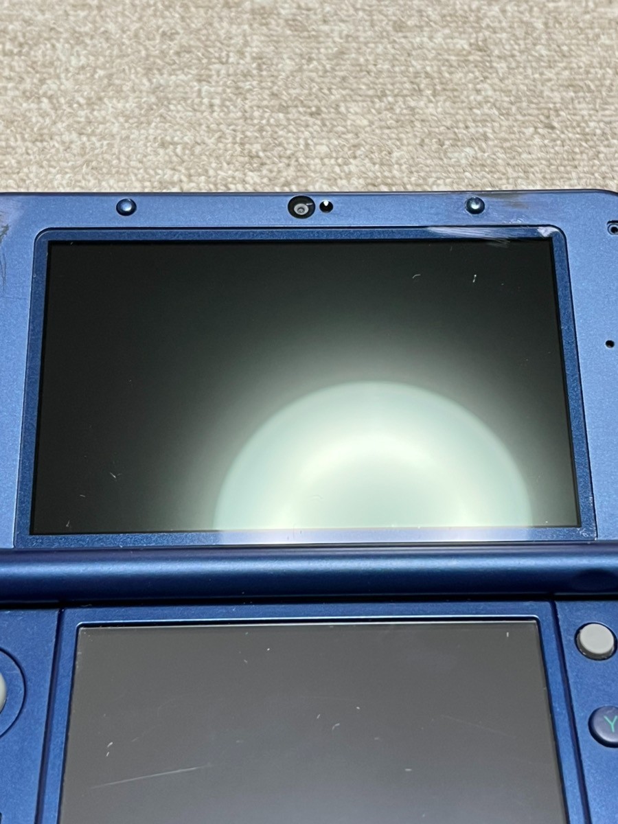 New 3DS LL XL Metalic blue Japan Nintendo Console region Japanese B814