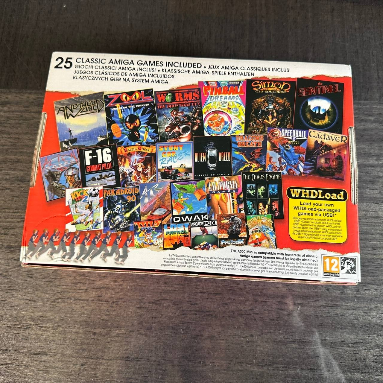 EU Amiga 500 The A500 Mini 25 Retro Games HDMI Console Edition 2022 Collectible