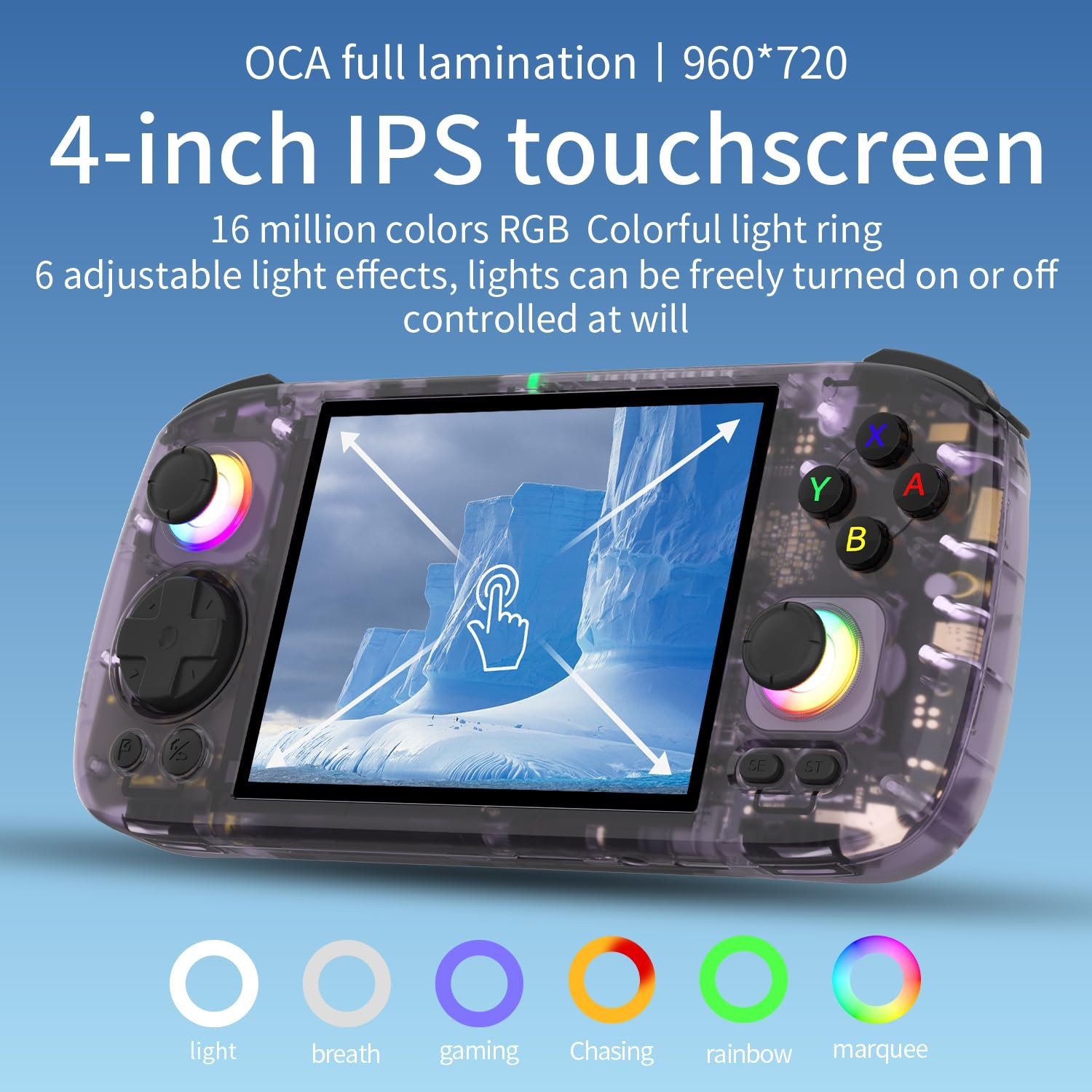 RG 406H Retro Handheld Game Console 4» IPS Screen Android 13 System Built-in…