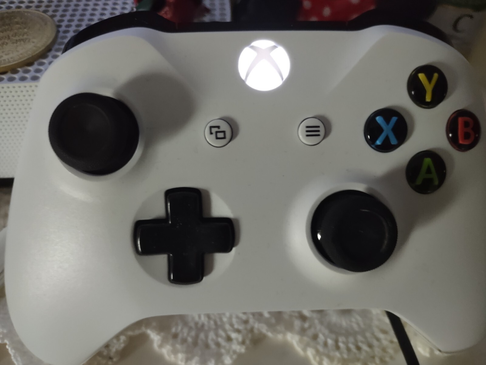 Xbox One S 1TB Console with two controllers w/ rechargeable batteries + games