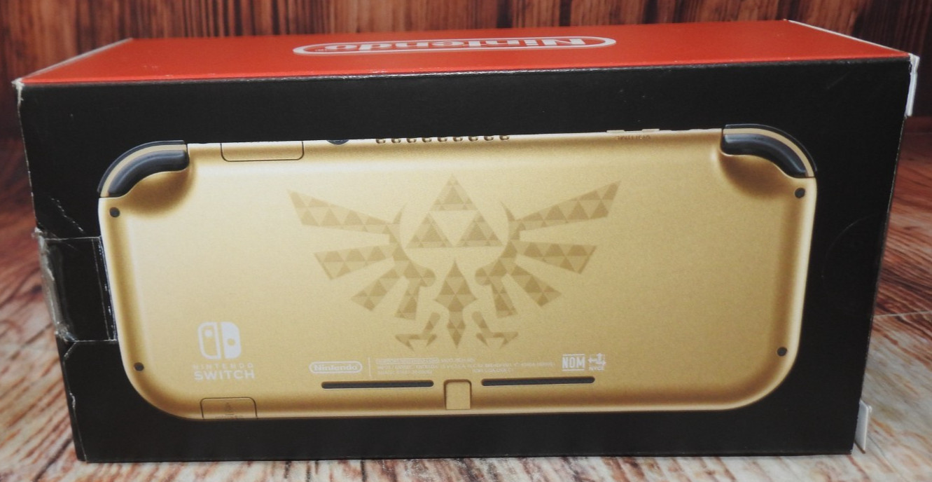 IN BOX! Nintendo Switch Lite Legend of Zelda Hyrule Limited Edition 128gb Memory