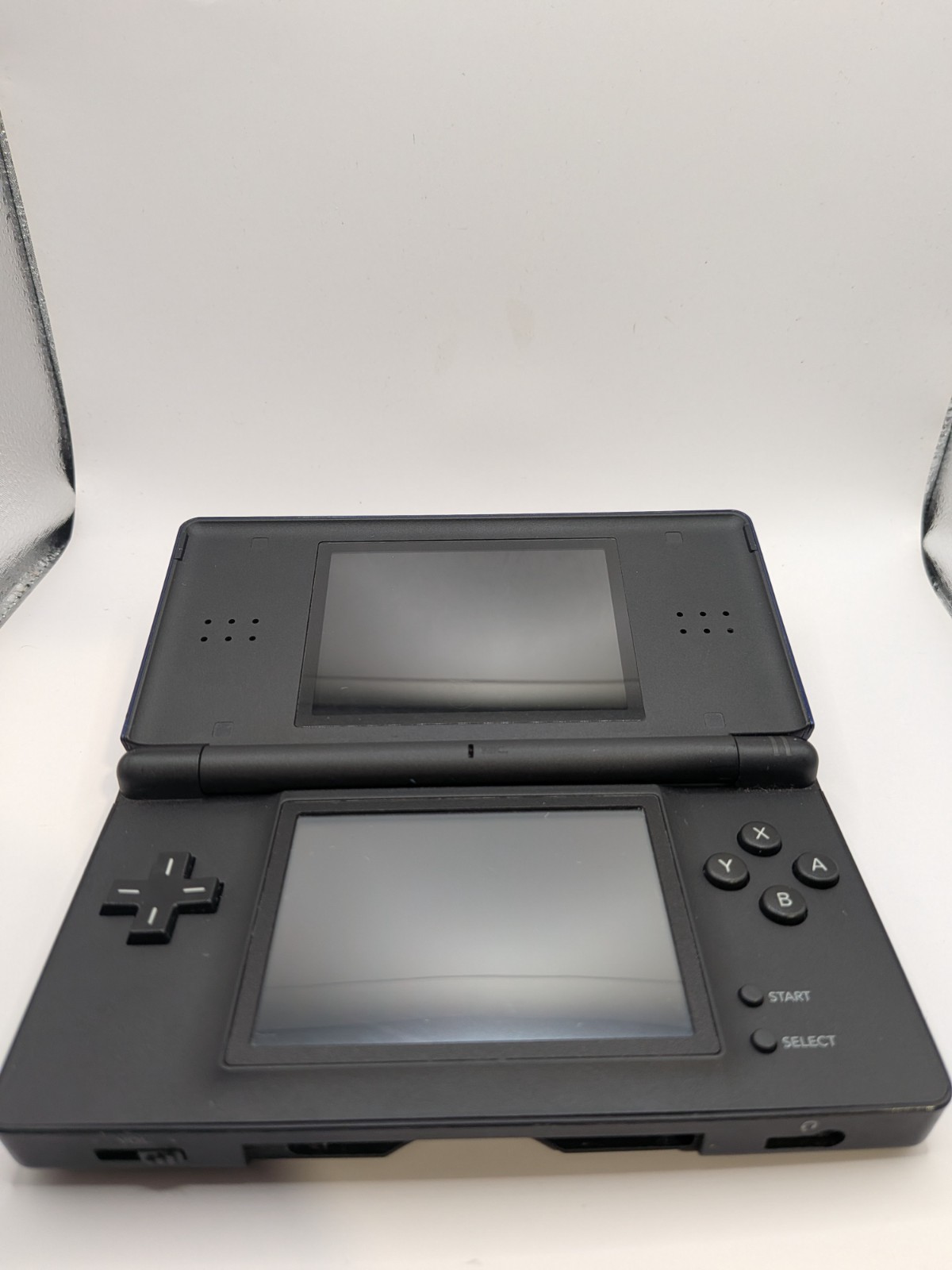 Nintendo DS Lite – Cobalt (Blue) & Black – Tested & Works – Yellow Screens