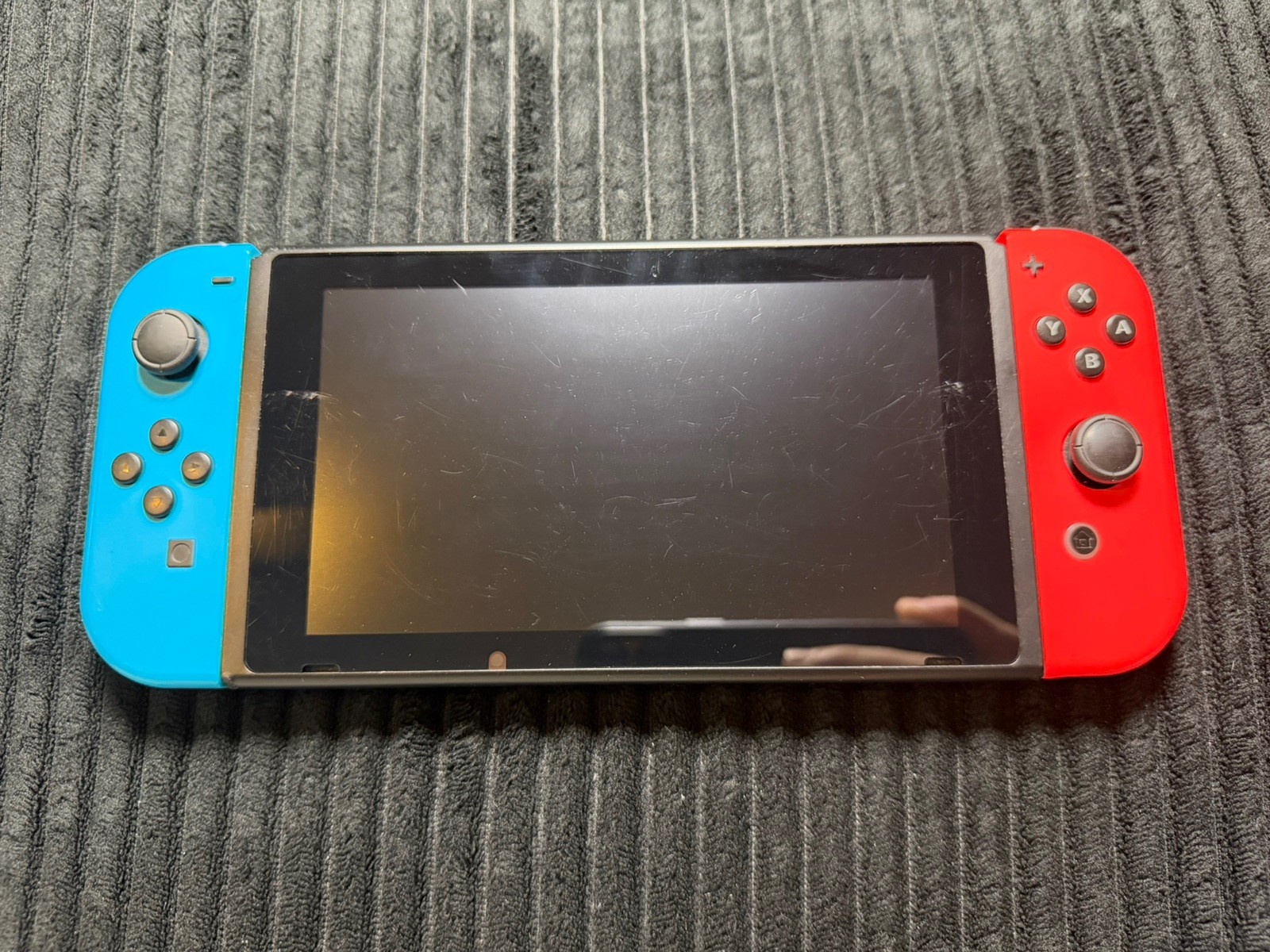 Nintendo Switch V2 HAC-001(-01) Neon Blue Red Joy-Cons Console Tested