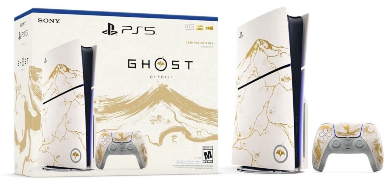 PlayStation 5 Console – Ghost of Yōtei Gold Limited Edition Bundle *NEW*