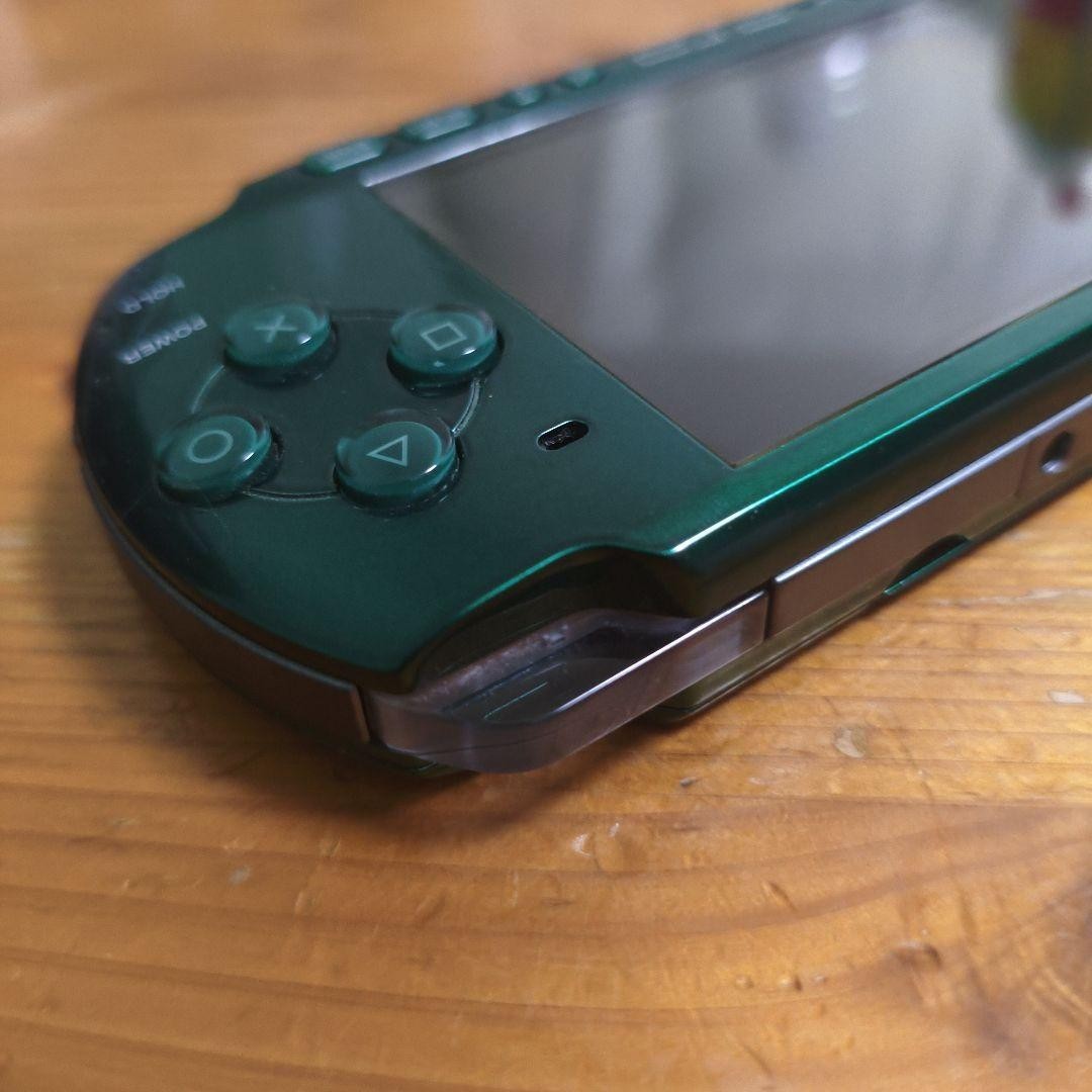 Near Mint Sony PSP-3000 Console Green Rare Color Region free