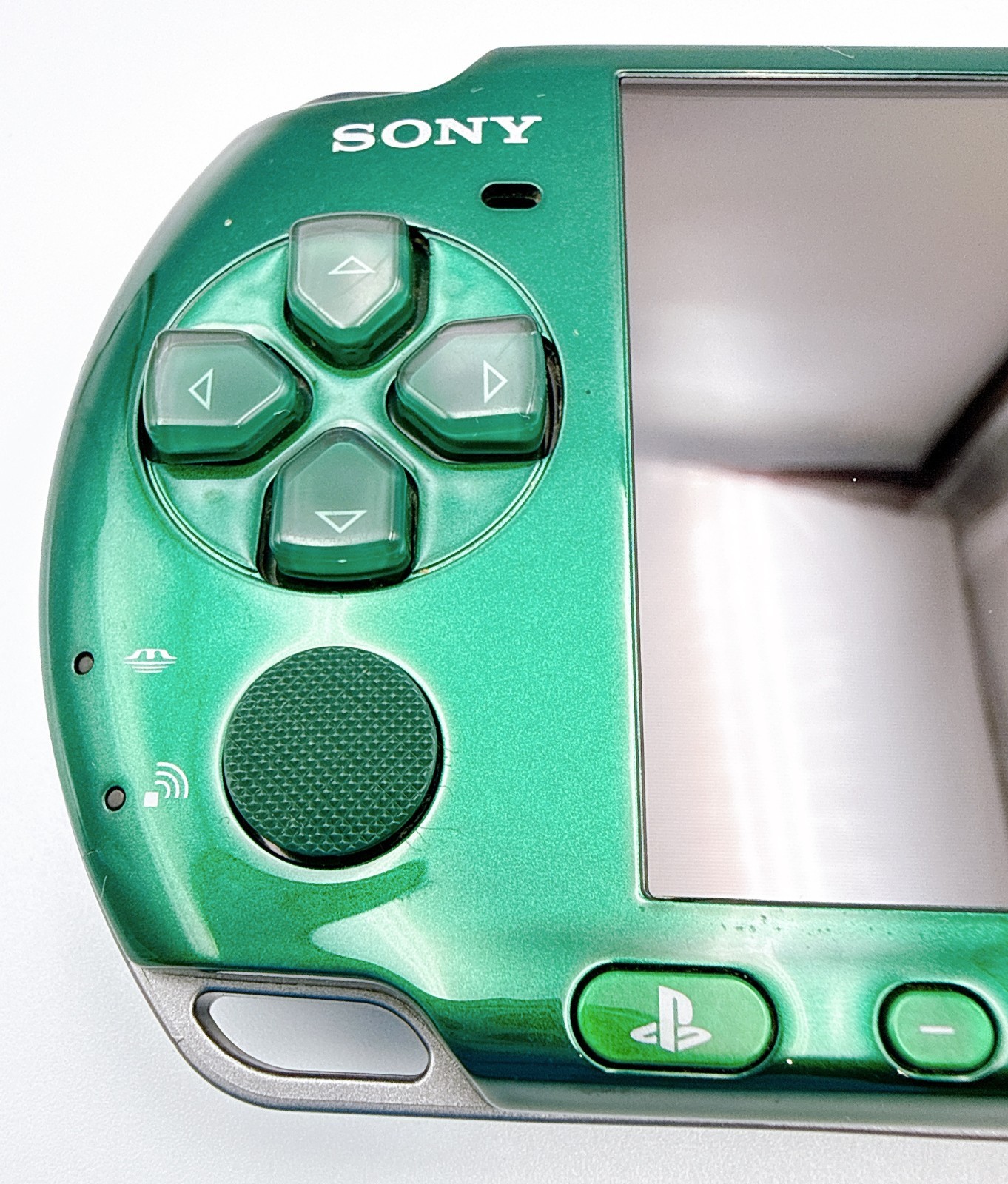 Sony PSP-3000 Console Green Rare Color Region free w/Adapter – Mint