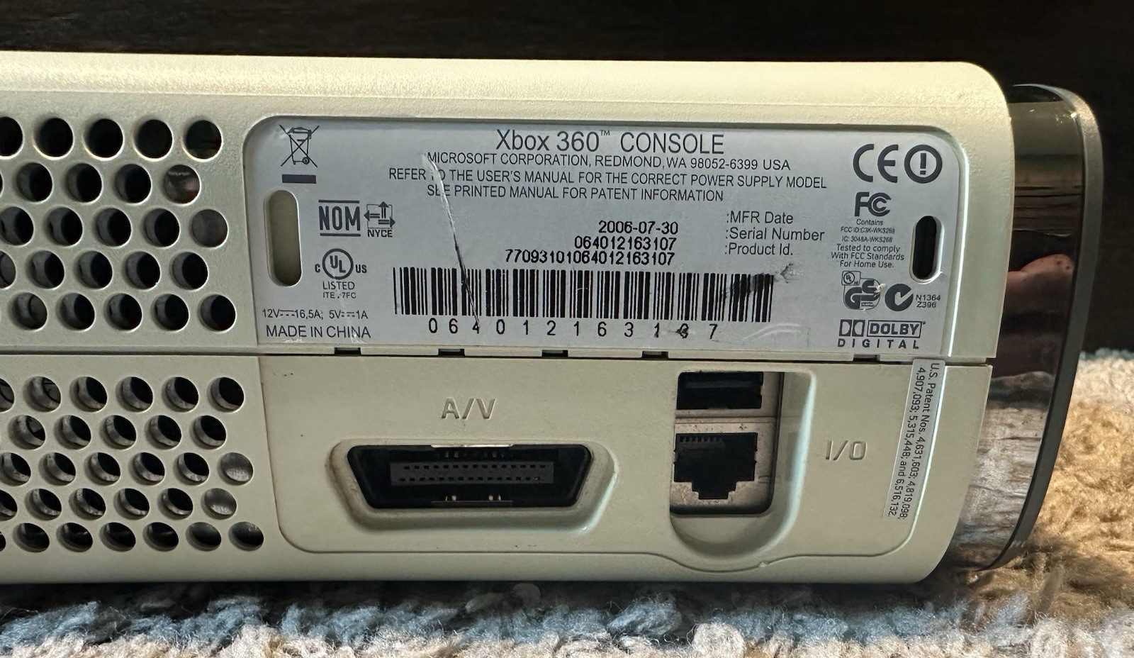 Microsoft Xbox 360 Console *Blades dashboard* (Xenon Motherboard) 2.0.6717.0