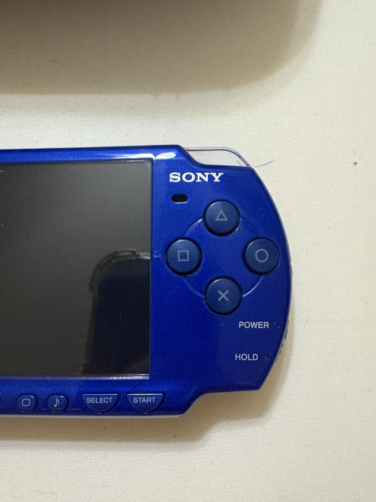 Sony PSP 2001 Metallic Blue Handheld System – Tested and Works With Case