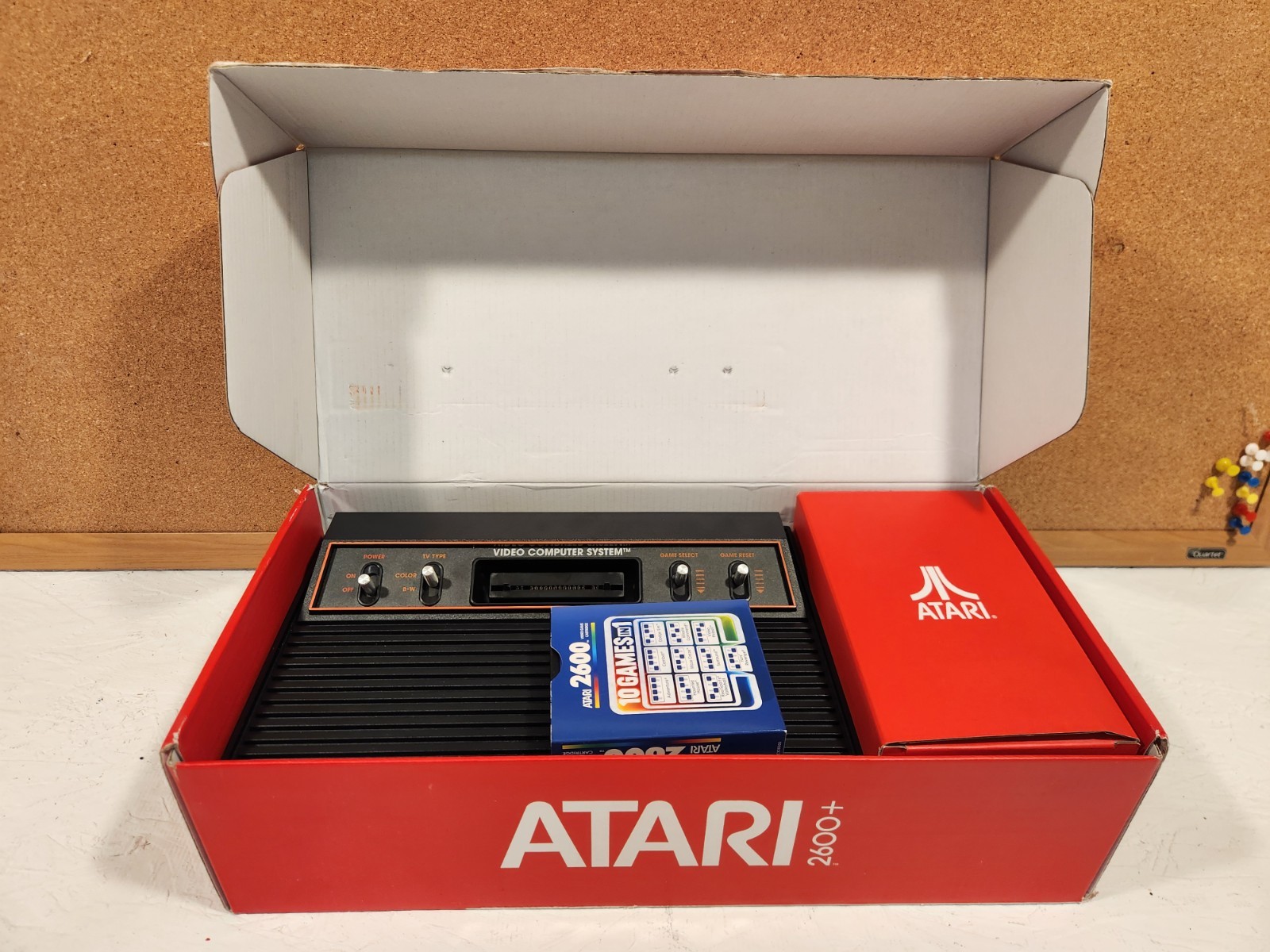Atari 2600+ Plus HDMI Console, 10 in 1 Game Cart, 1 Joystick