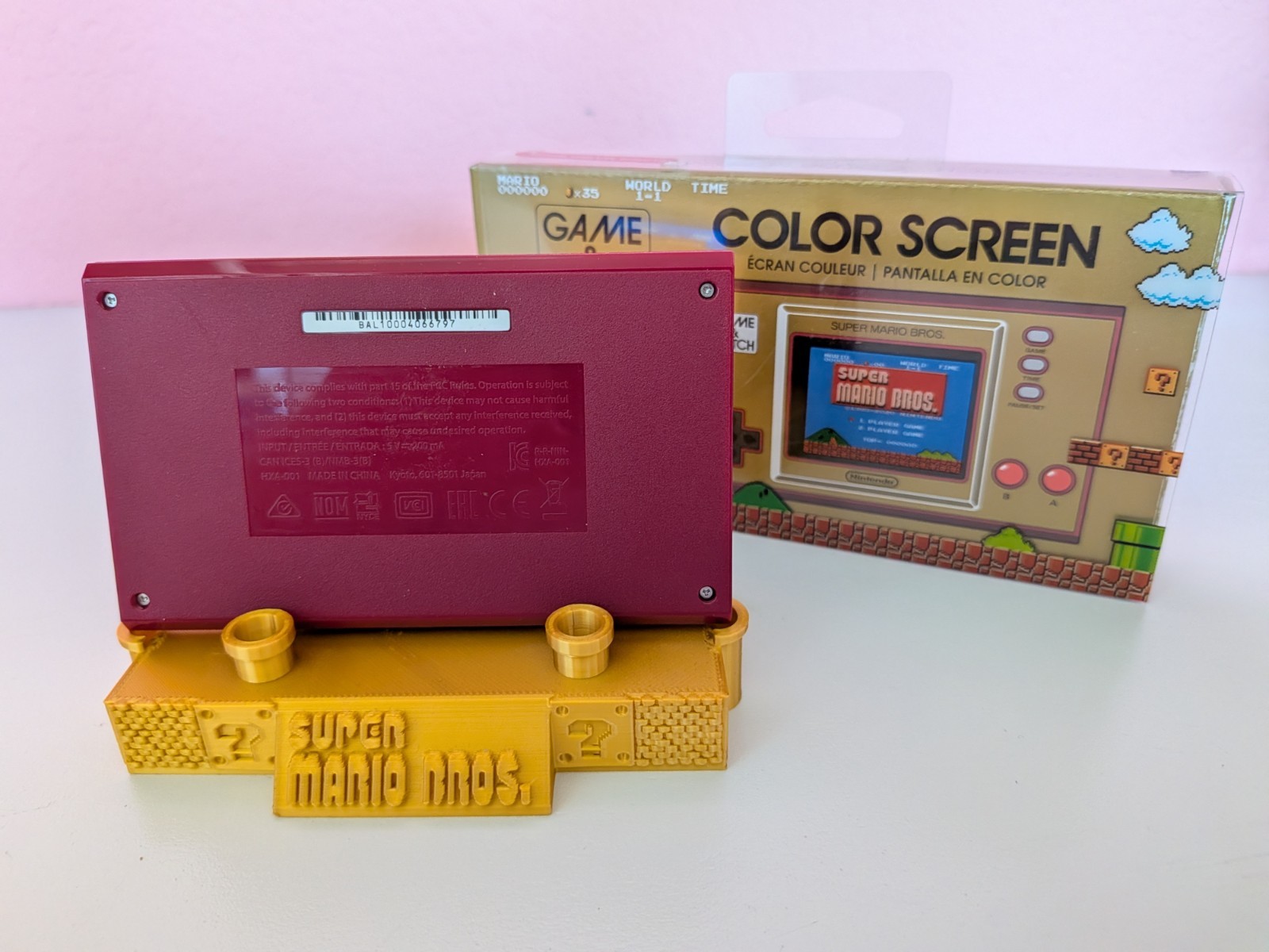 Nintendo Game & Watch Super Mario Bros 1 and 2- Includes Display Stand