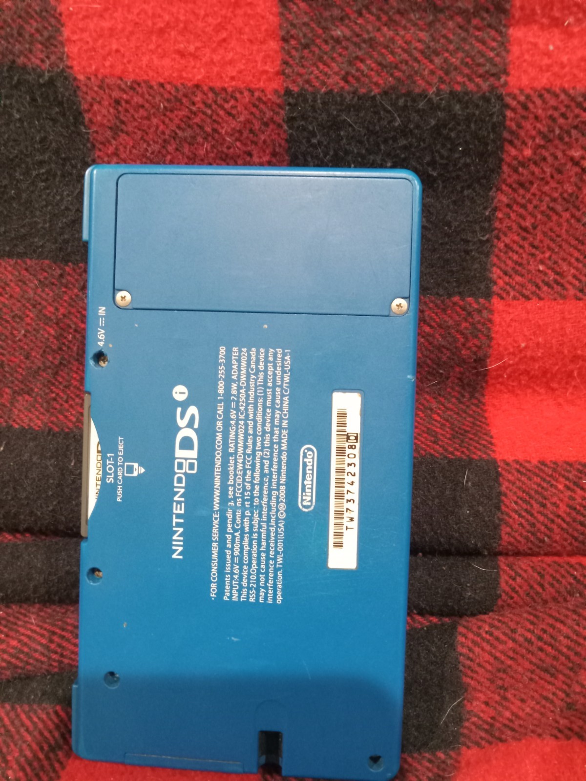 Nintendo DSI Blue Handheld Console W/ Petz Dogz 2 Works But No Sound