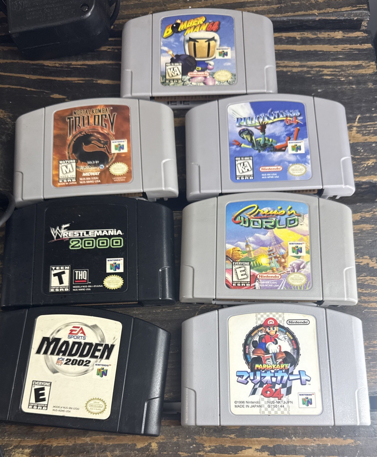 Nintendo 64 bundle with 7 games/3 controllers Jet Pack And Memory Card Tested