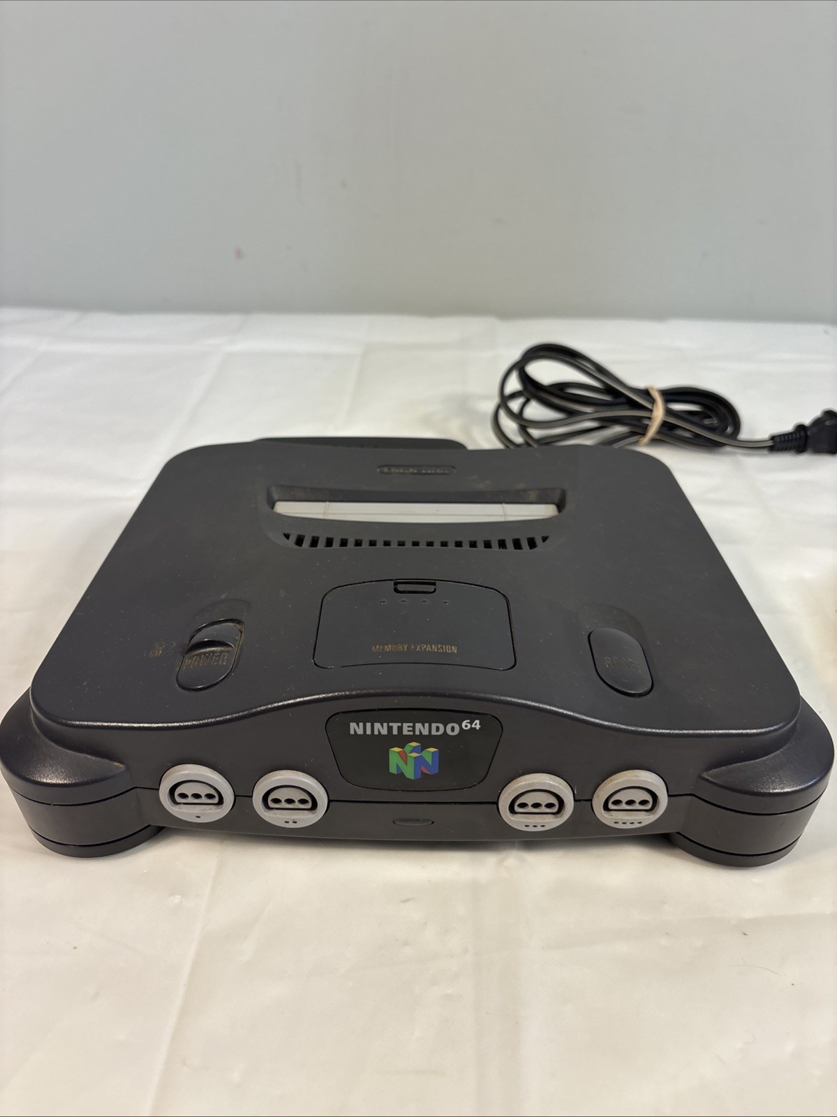 Nintendo 64 N64 Console w/ Memory Expansion 2 Controllers Games & Cords Untested