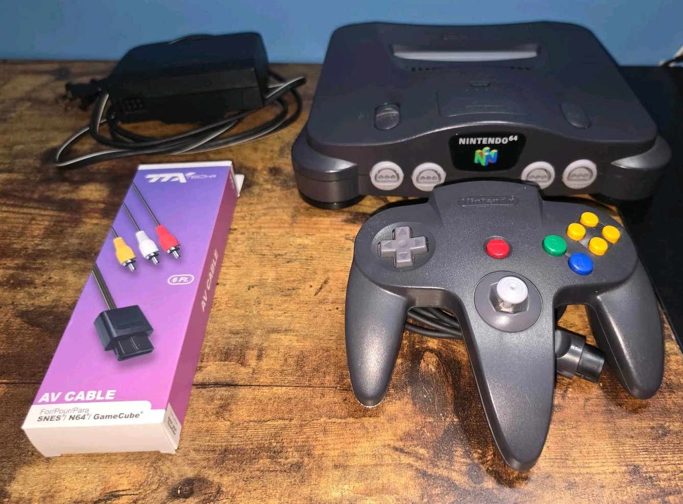 Nintendo 64 Console with Controller (Fully Tested and Working)