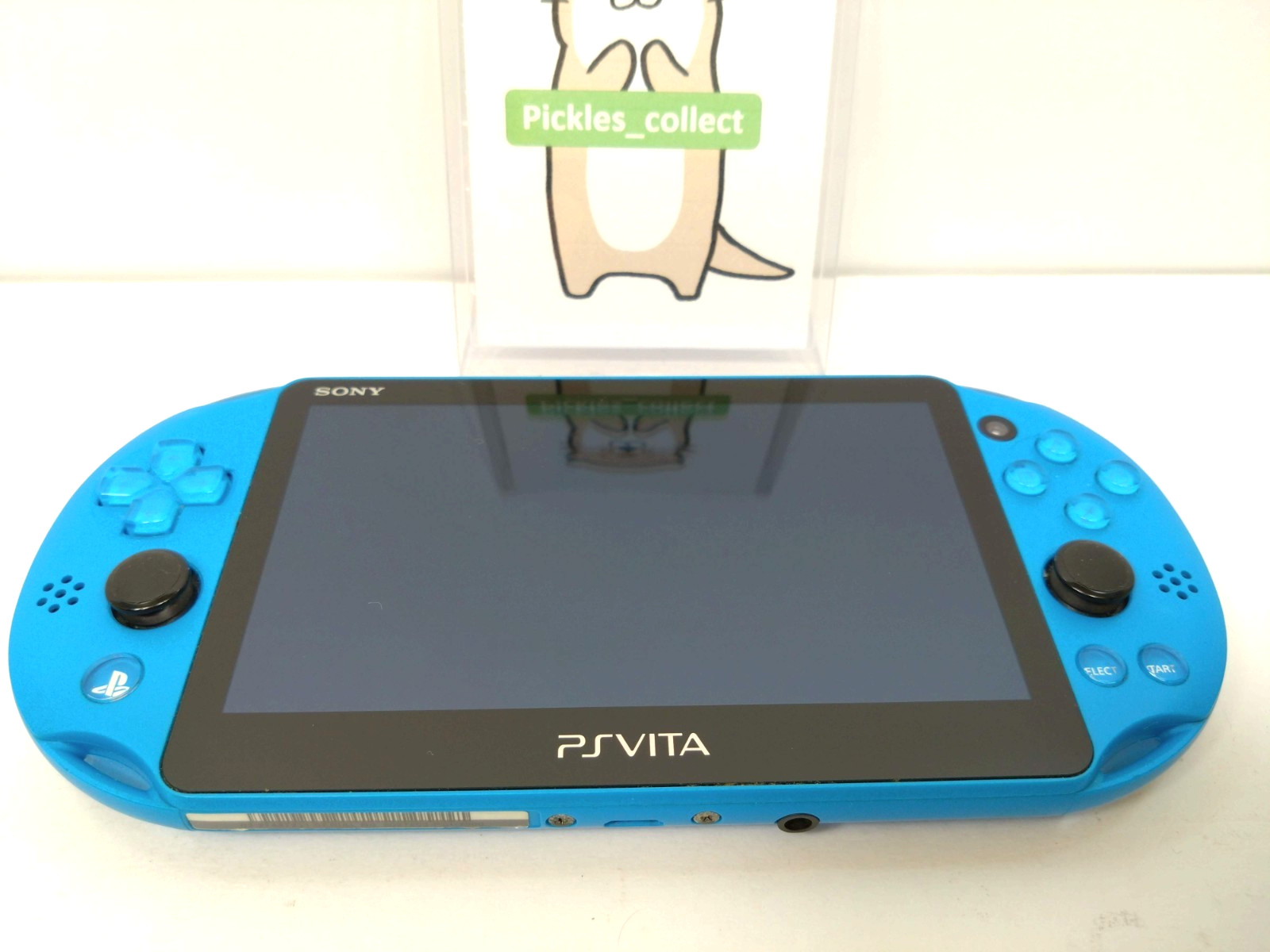 Sony PS Vita Aqua Blue PCH-2000 ZA23 Console only Wi-Fi PSV Slim Tested 0603E