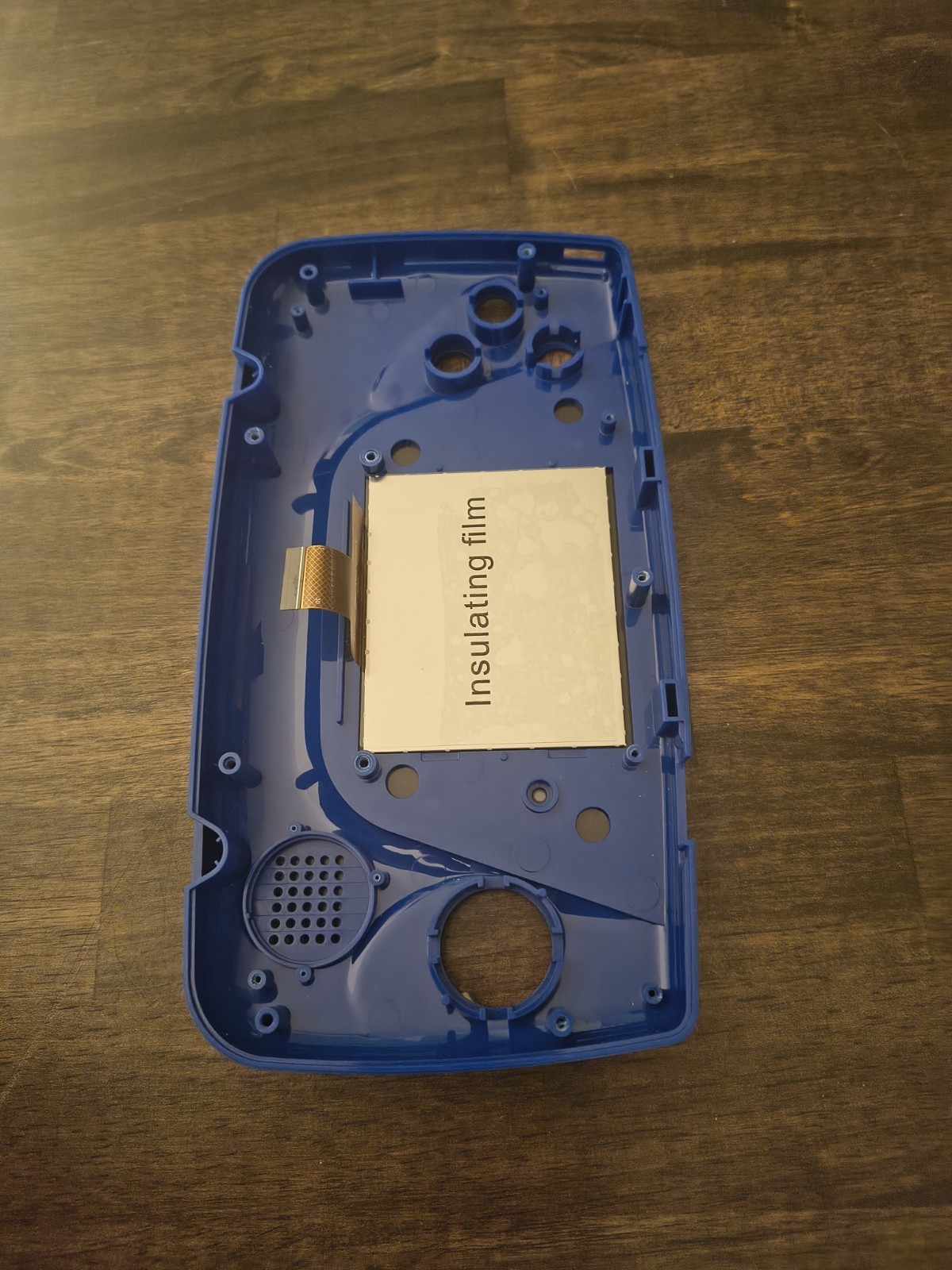 Sega Game Gear Replacement Blue Shell With New LCD Screen. Hispeedido Kit