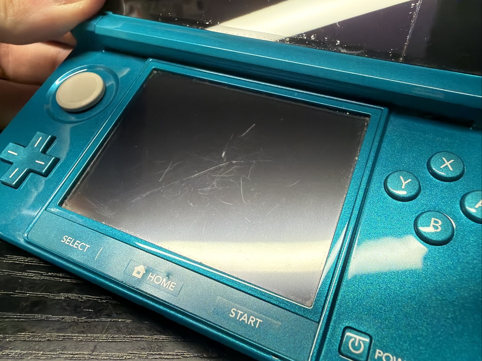 Nintendo 3DS Handheld System – Aqua Blue •READ DESCRIPTION! Tested Working
