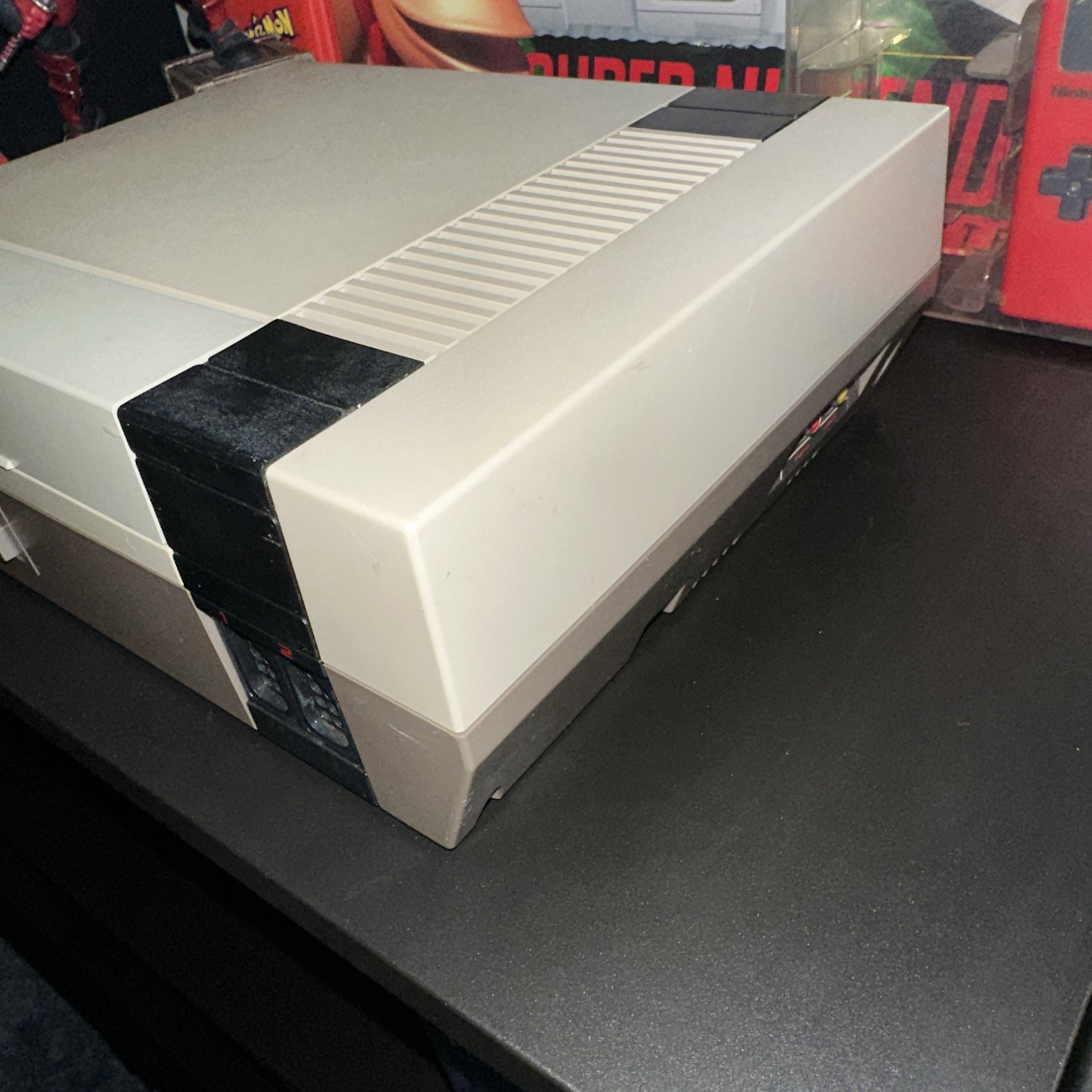 Nintendo NES Console Only NES-001 Front Loader Tested Working Yellowing Used