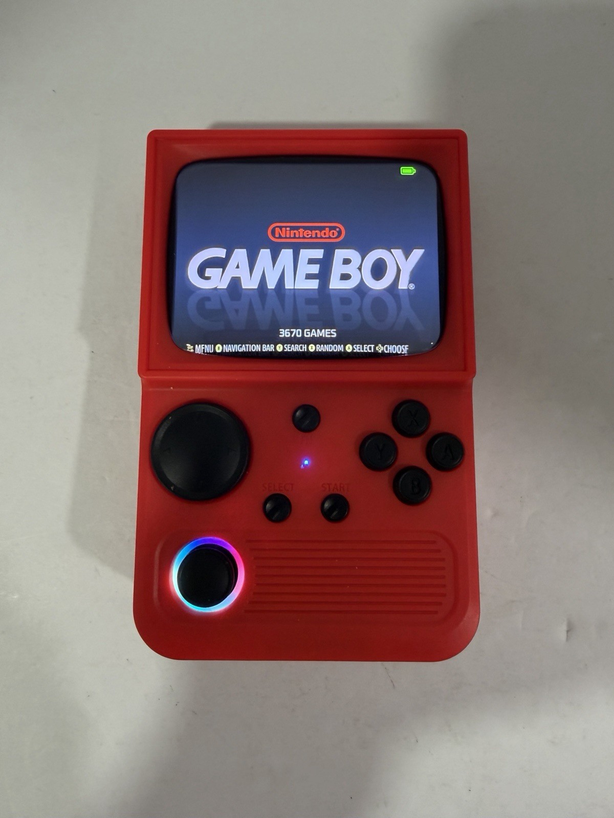 R36T Retro Gaming Console – RED 64GB 3.5″ Screen CRT-Inspired 18000+ Games