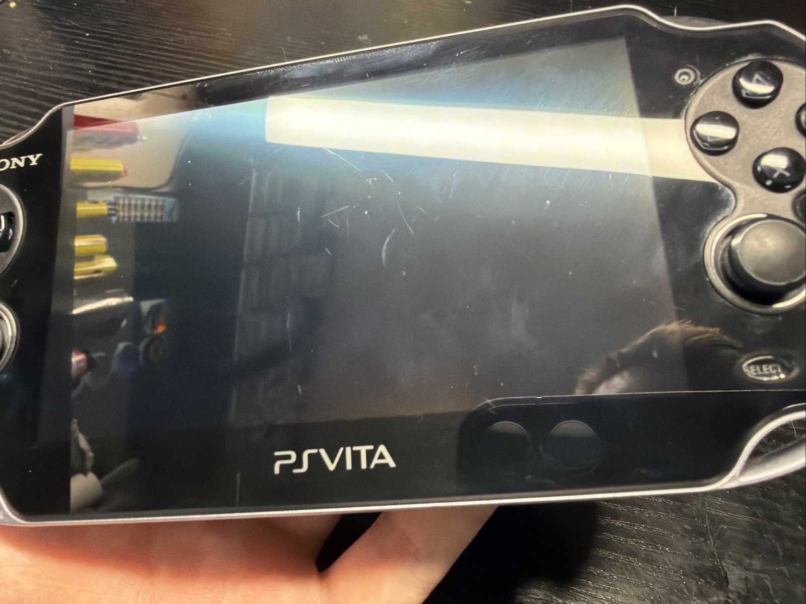PlayStation Vita PS Vita Crystal Black w/8GB Card OLED Wi-Fi Console •READ DESC!