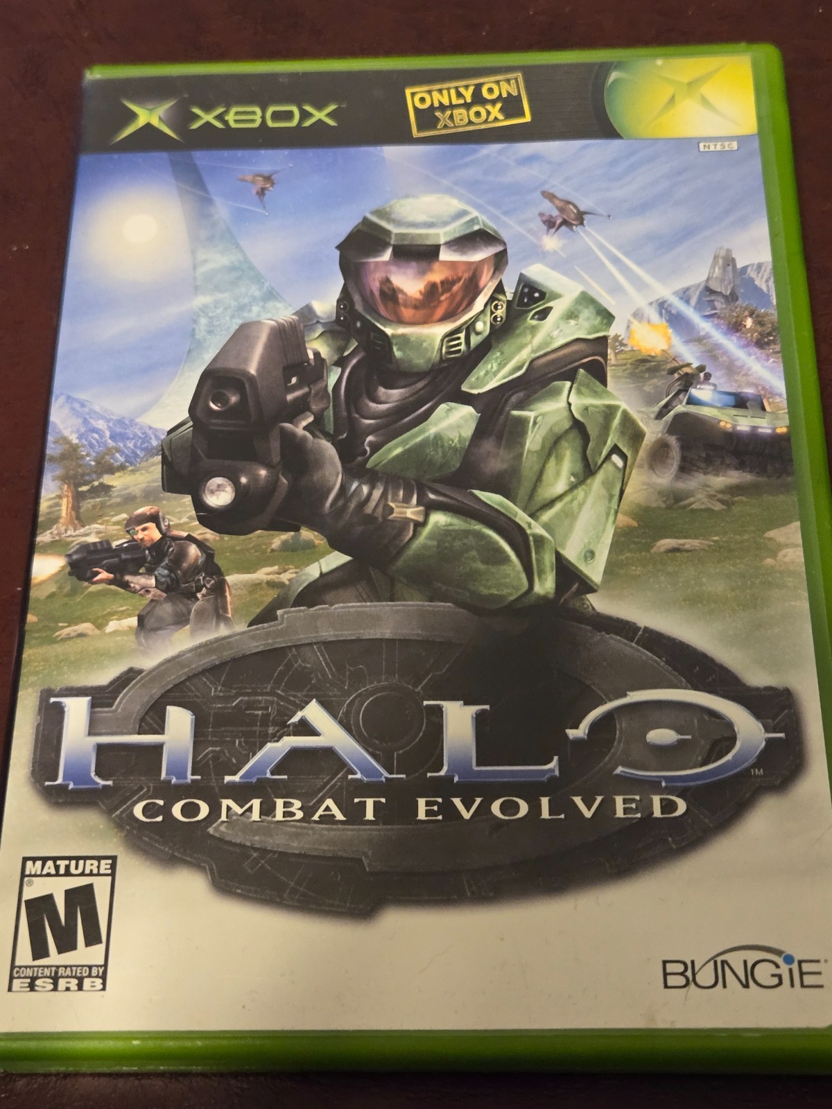 Original Microsoft Xbox Console Tested & Working w/ 1 Controller & Wires + Halo