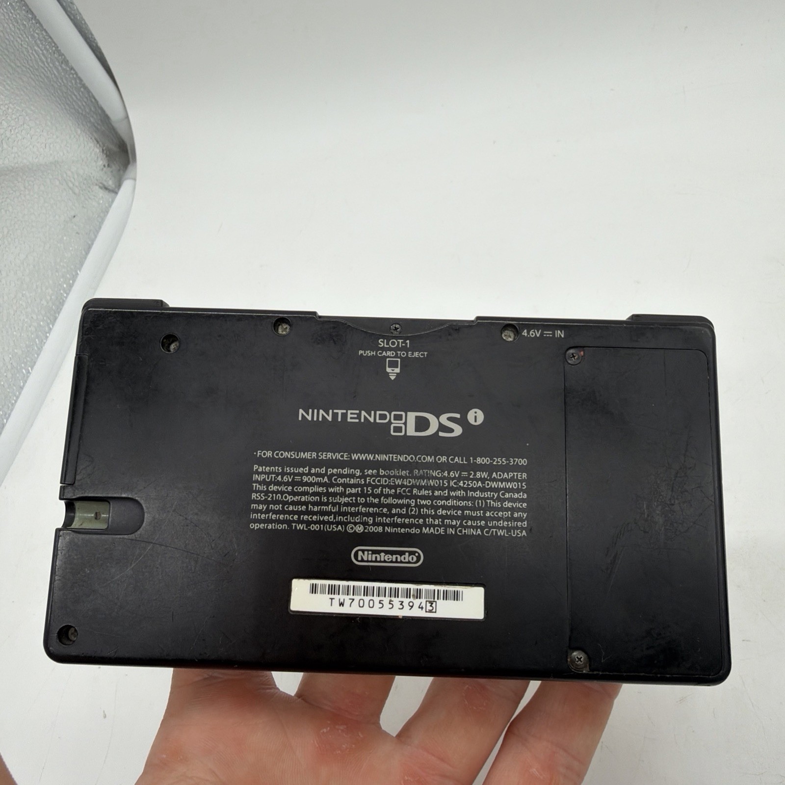 Matte Black Nintendo DSi Handheld Console charger