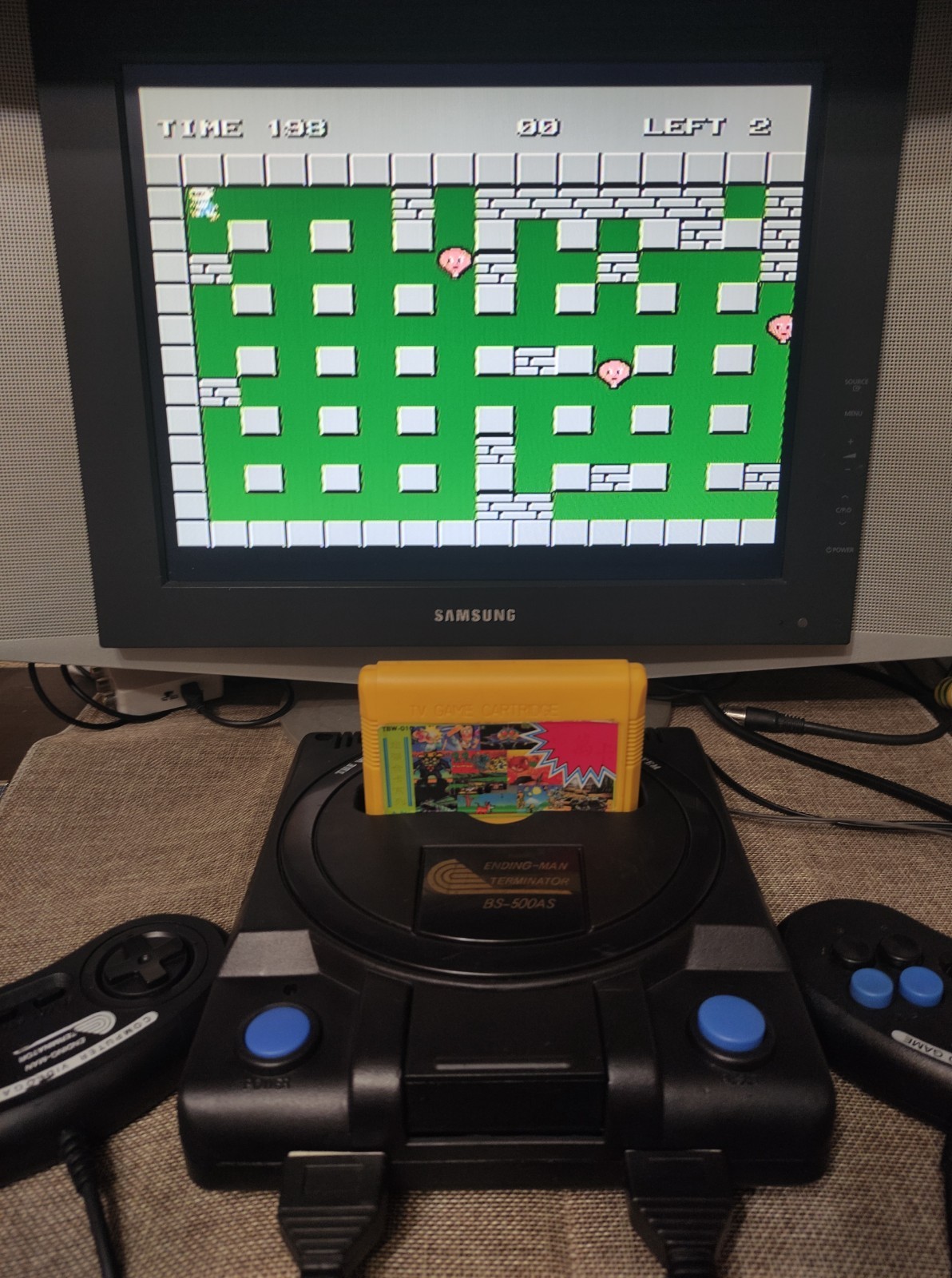 Ending-man Terminator 8bit game console dendy