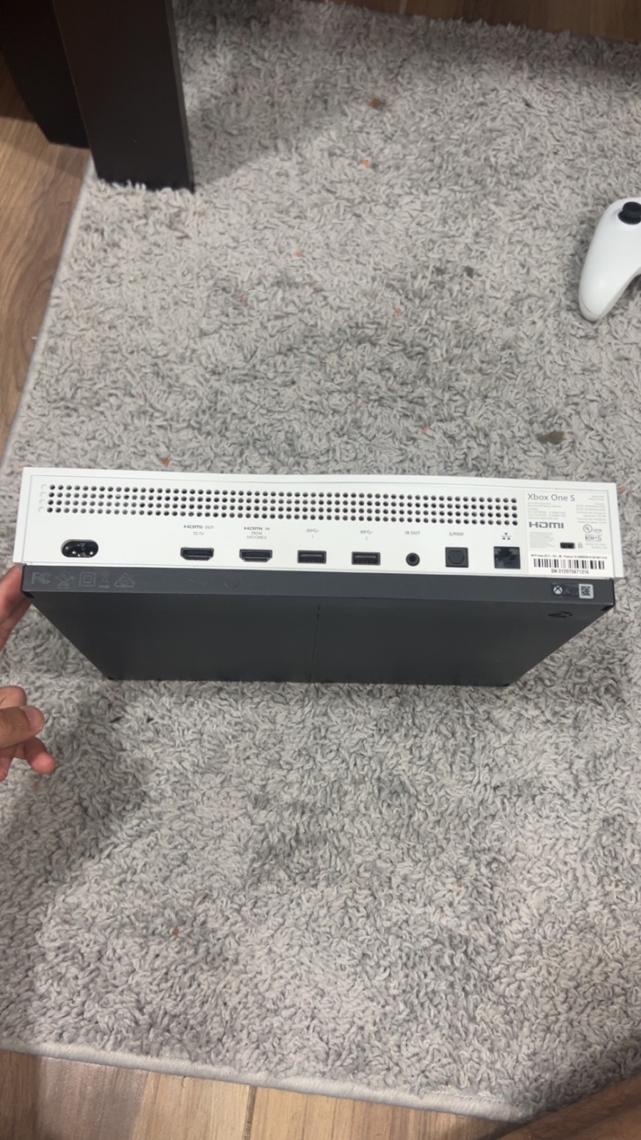 “Xbox One S 1TB Console w/ Controller, HDMI, Power Cable & Charging Dock