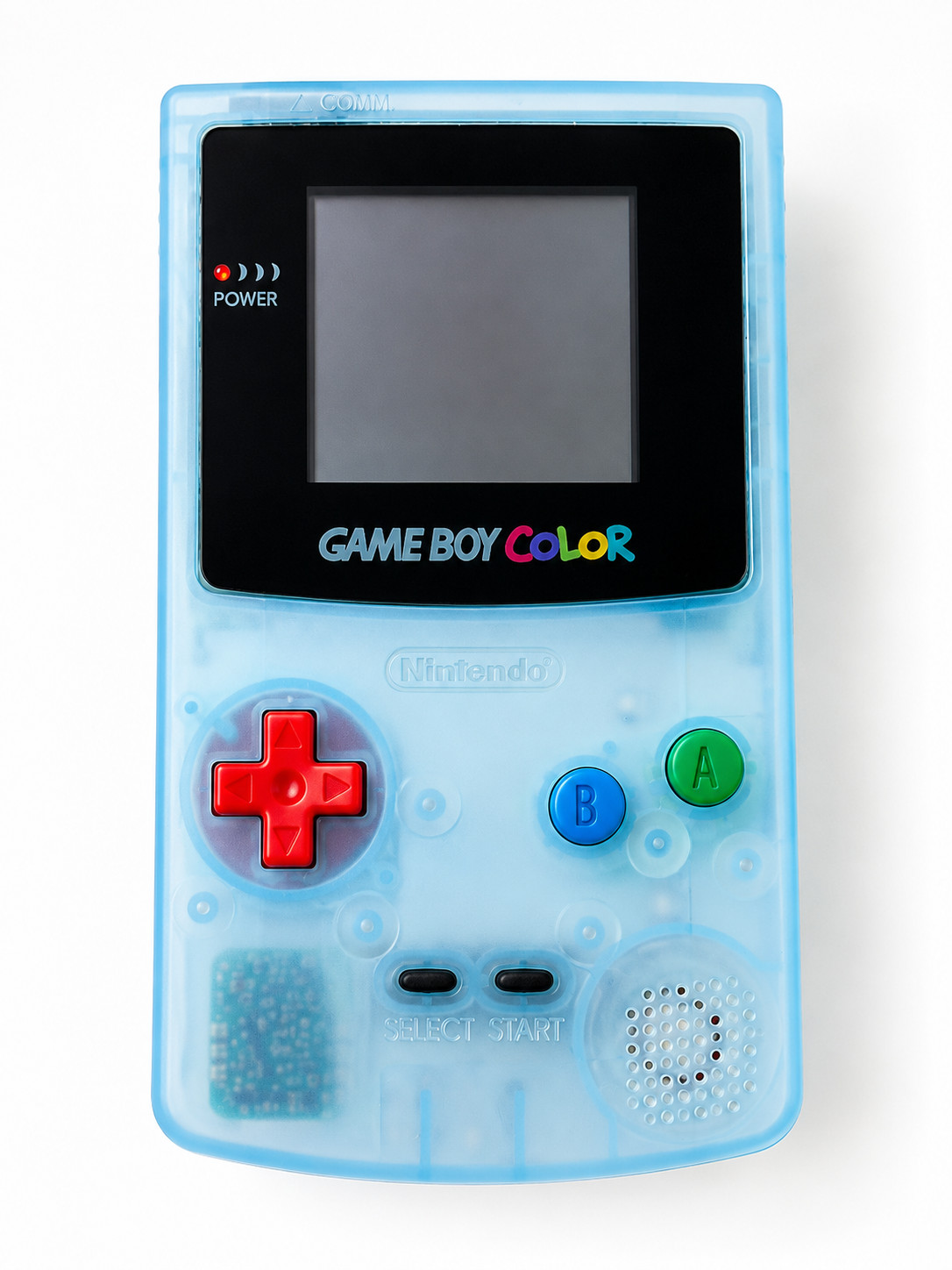 Nintendo Game Boy Color GBC IPS Backlit LCD Custom Ice Blue Console Tested