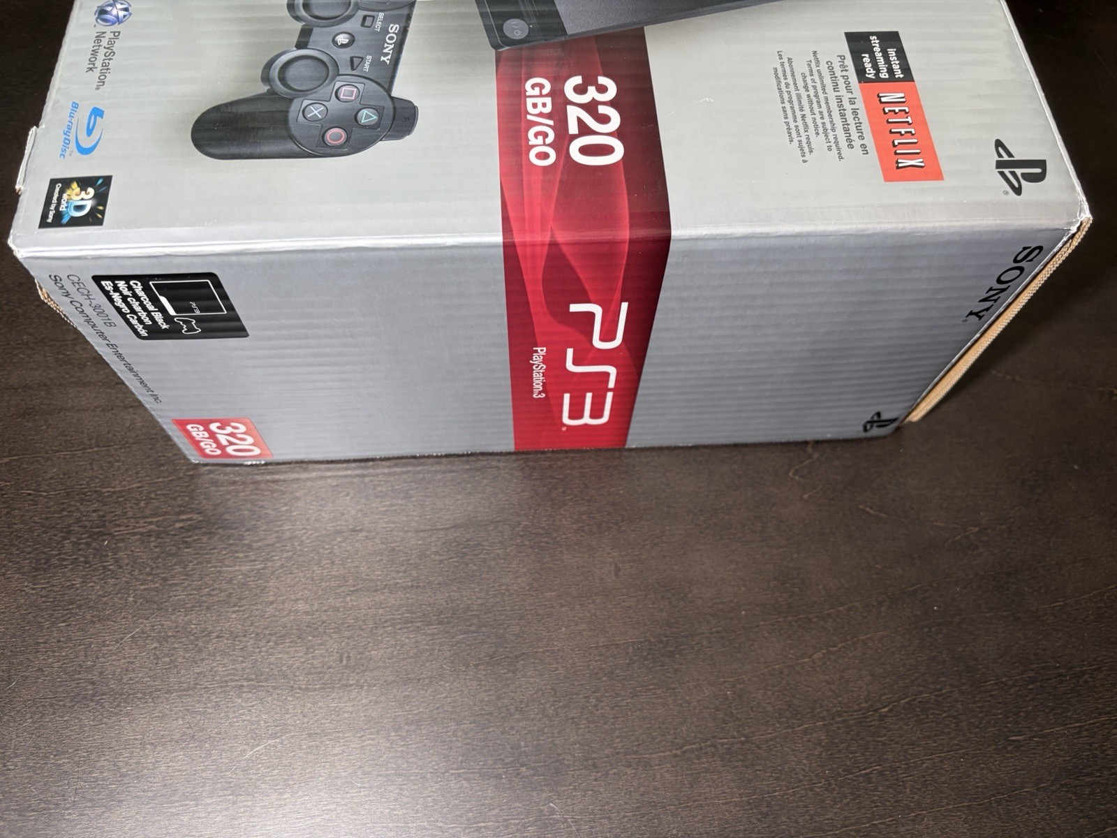 Sony Playstation 3 PS3 Slim Black Game Console 320GB New In Box