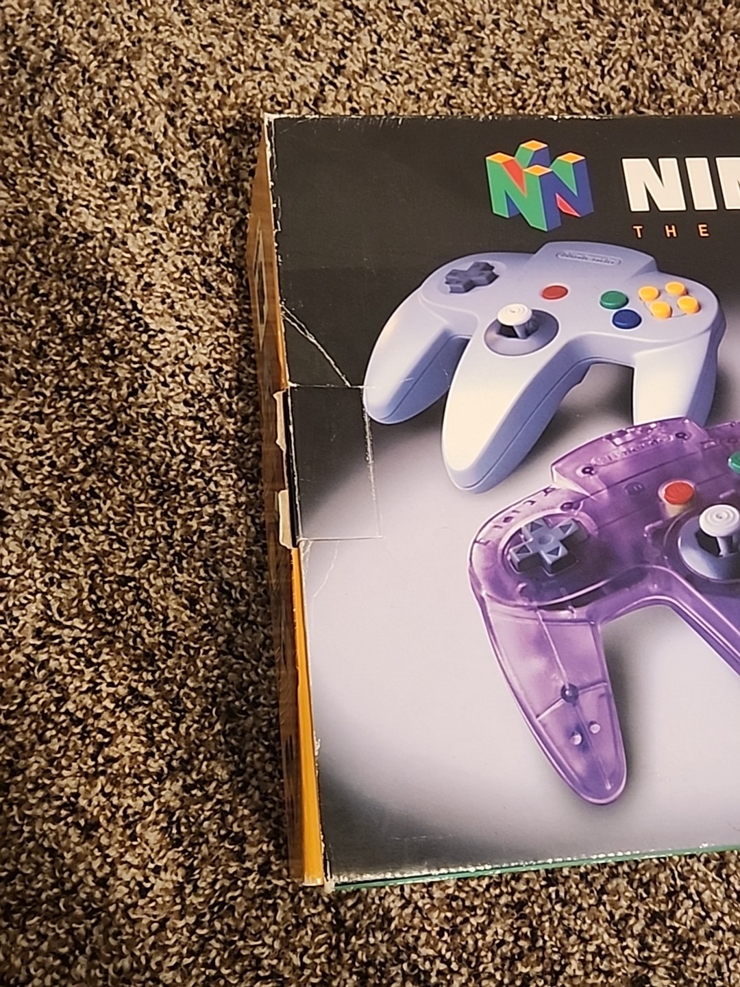 Nintendo 64 Atomic Purple Console Bundle – Empty Box Only – Rare Target Variant!