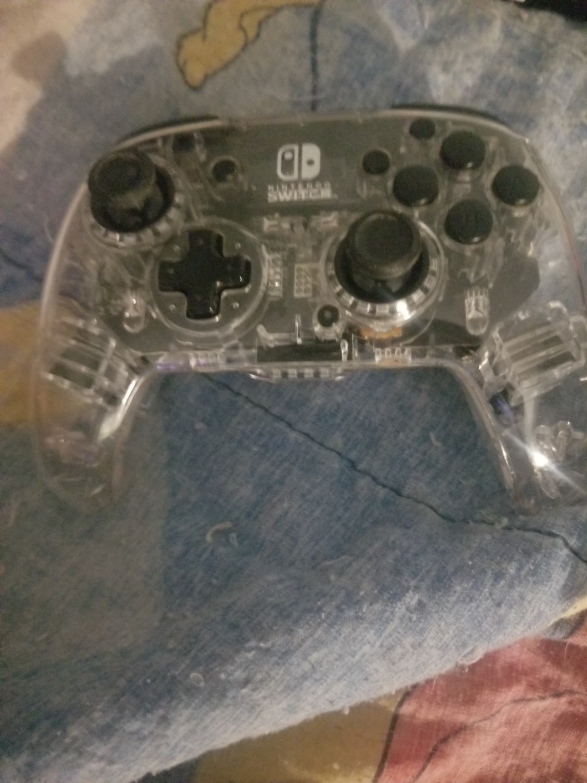 Nintendo Switch With Joycons And Grip/ Dock/ Controller And 4 Games