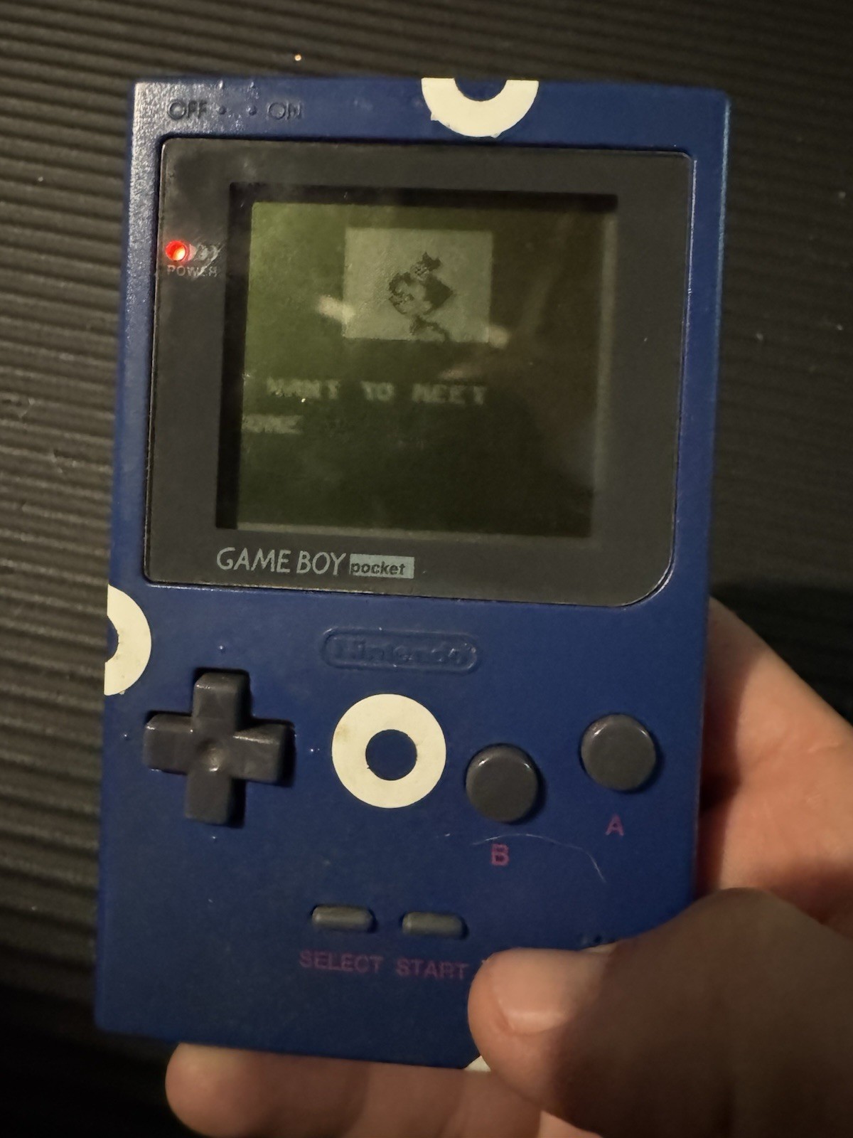 Nintendo Game Boy Pocket – Blue – Tested/Works – Read Description