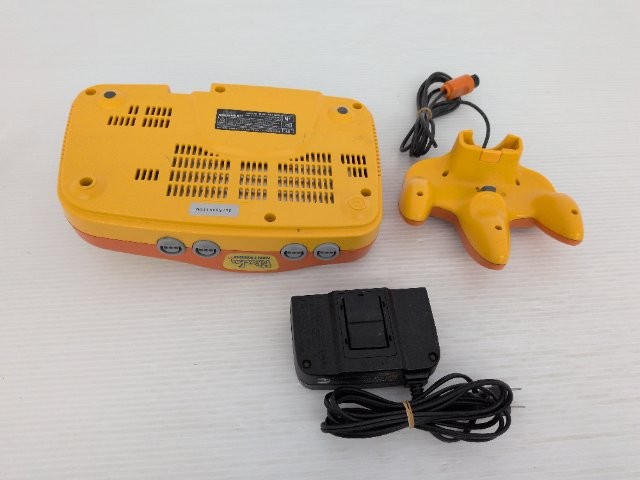 Pikachu Nintendo 64 Console (Orange and Yellow) Nintendo64 JP GAME 9000025704168