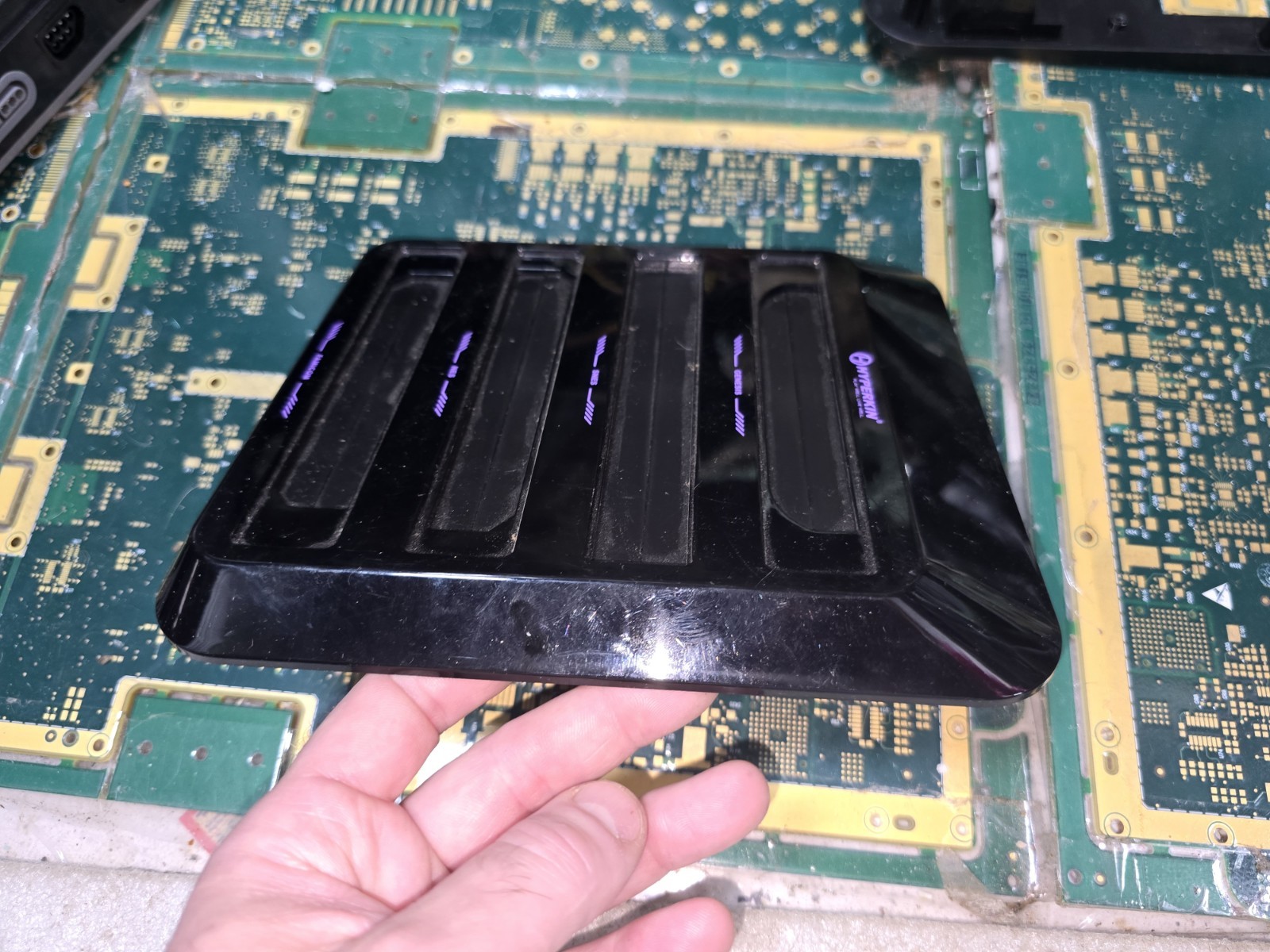Hyperkin Retron 5 Top Cartridge Slot Cover w/Flaps & Springs ONLY-Good-READ ALL