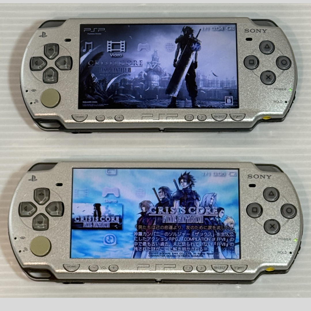 Sony PSP-2000 Crisis Core Final Fantasy FF Ⅶ 7 10th Console Limited – Very Good