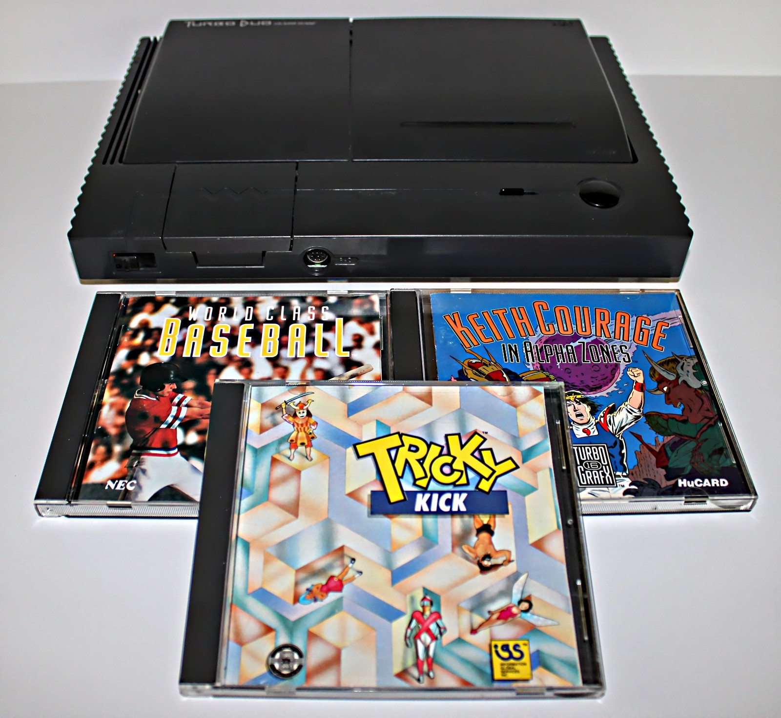 Turbo Duo 1992 American W/Cords Controller, 3 Games, Tested/Works, See Condition