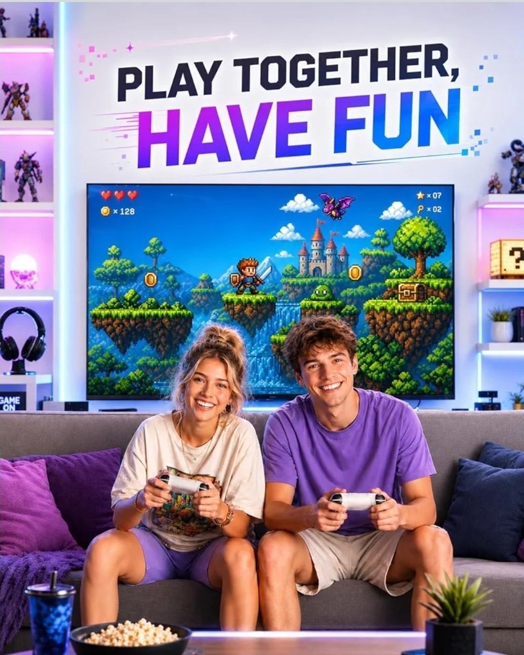 2026 Upgraded Retro Gaming Console, 4K HDMI Plug and Play TV Gaming System