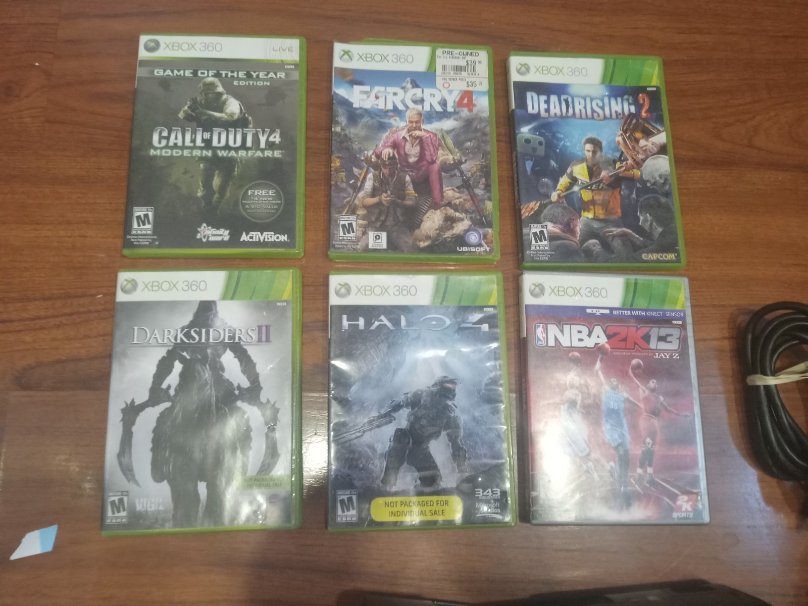 Fun! Microsoft Xbox 360 Bundle 250GB Built-In Wifi – 6 Games + 2 Controllers