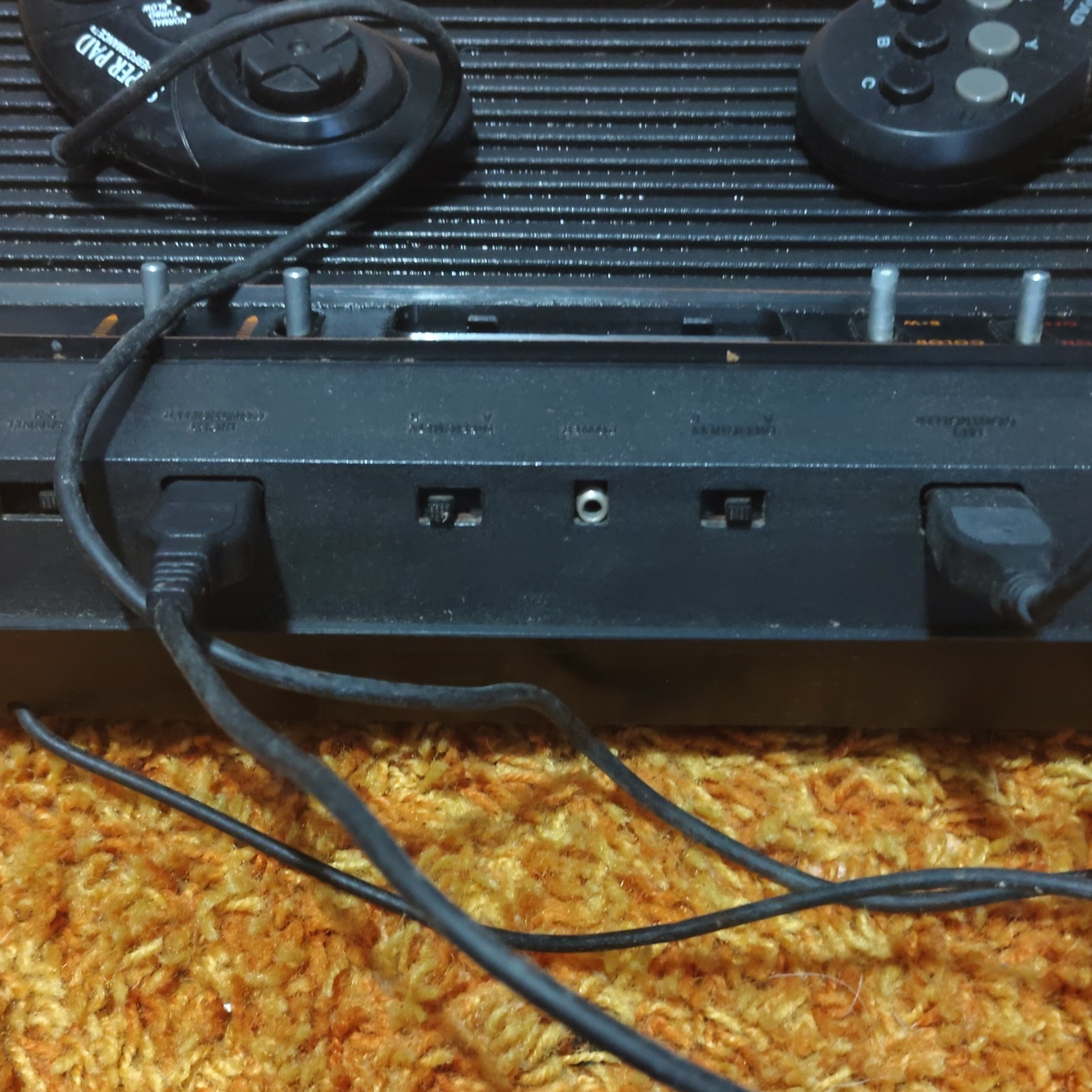 Atari CX-2600A Video Computer System Console Black Brown RF Game Switches