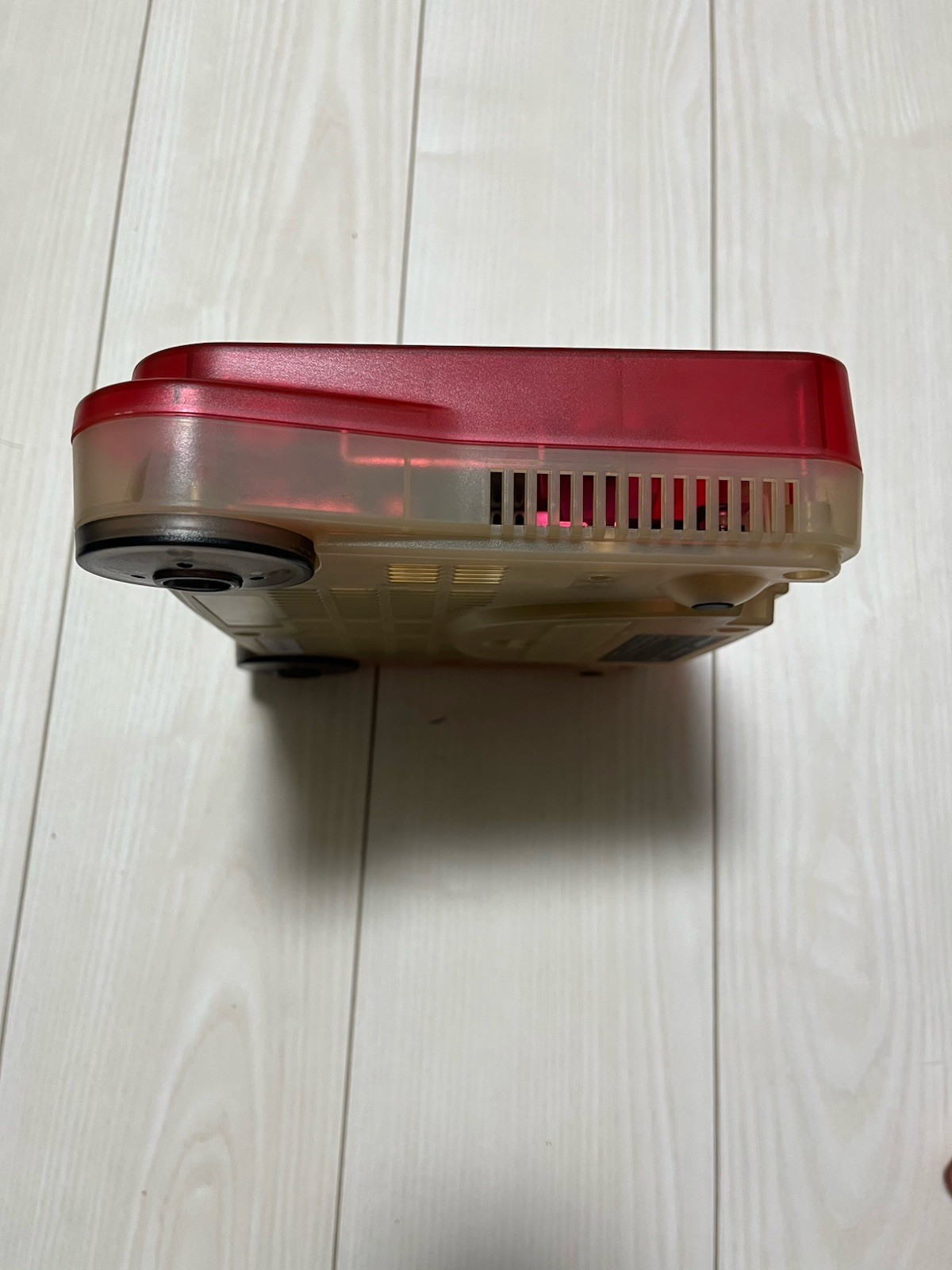 【TESTED】Nintendo 64 N64 Console Water Melon Clear Red + Controller × 2 + Game