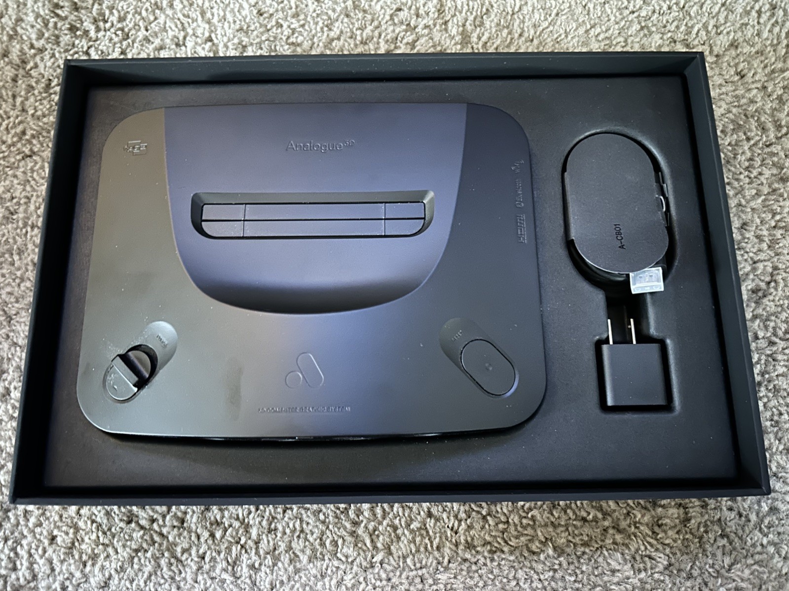 Analogue 3D N64 BLACK Gaming Console plus games/controllers Bundle deal